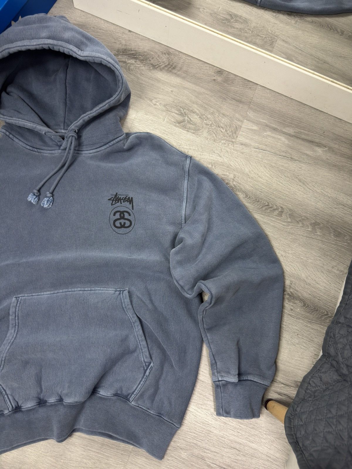 Stussy Stussy big logo washed hoodie Size US XL / EU 56 / 4 - 11 Thumbnail