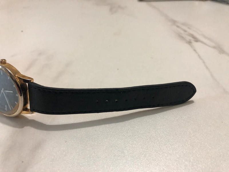 Designer Limit black dial black leather strap watch Size ONE SIZE - 4 Thumbnail