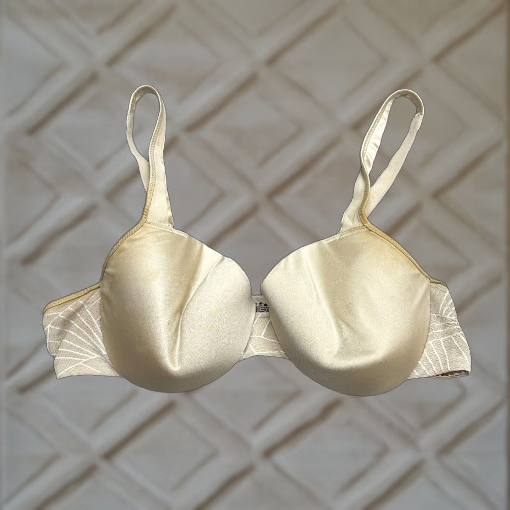Vintage VINTAGE Bali Push Up Bra Women 40B Beige Underwired Padded Adjustable Strap Comfort Size ONE SIZE - 1 Thumbnail