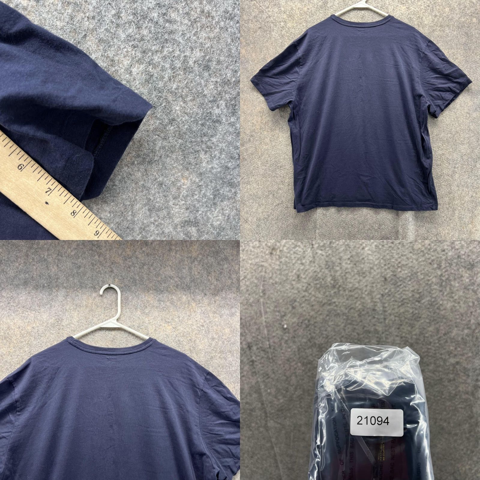 Ralph Lauren VINTAGE Polo Ralph Lauren Shirt Men 2XL Blue Navy Logo Crewneck Short Sleeve Polo Ralph Lauren Shirt Mens XXL Regular Fit Size US XXL / EU 58 / 5 - 8 Thumbnail