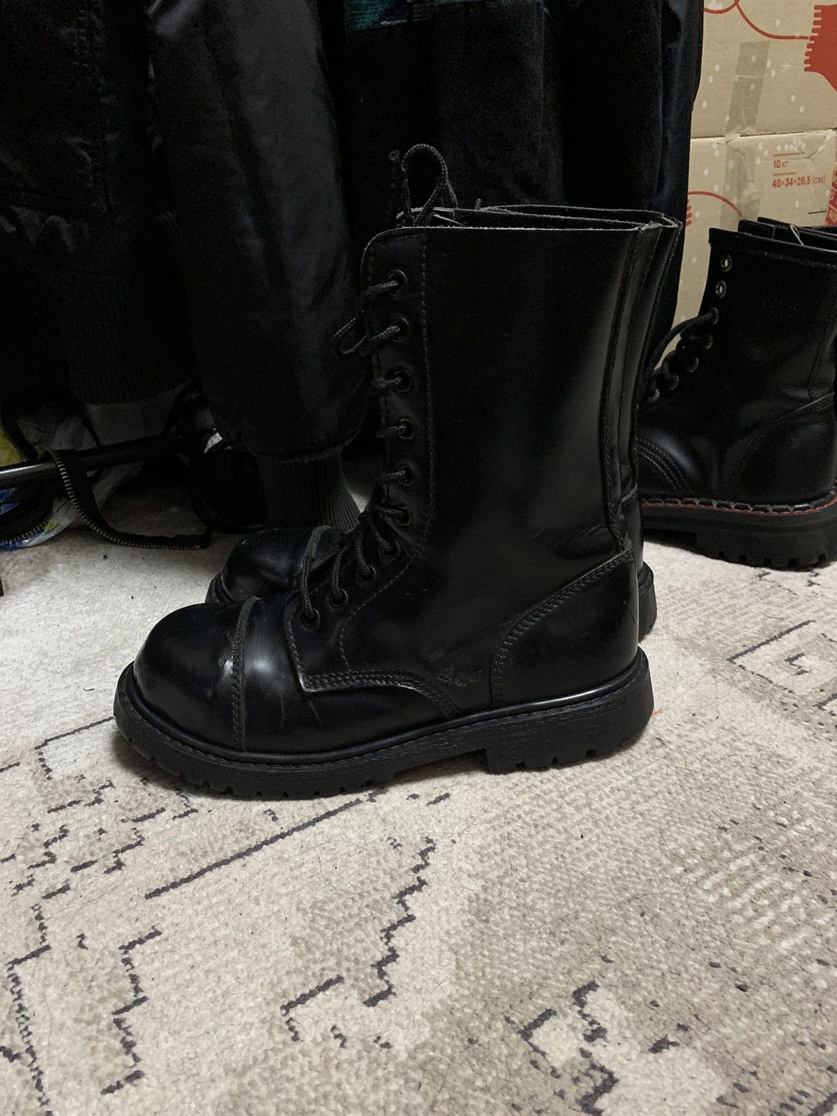 Knightsbridge Knights Bridge Combat steel toe Boots Size US 8 / EU 41 - 4 Thumbnail