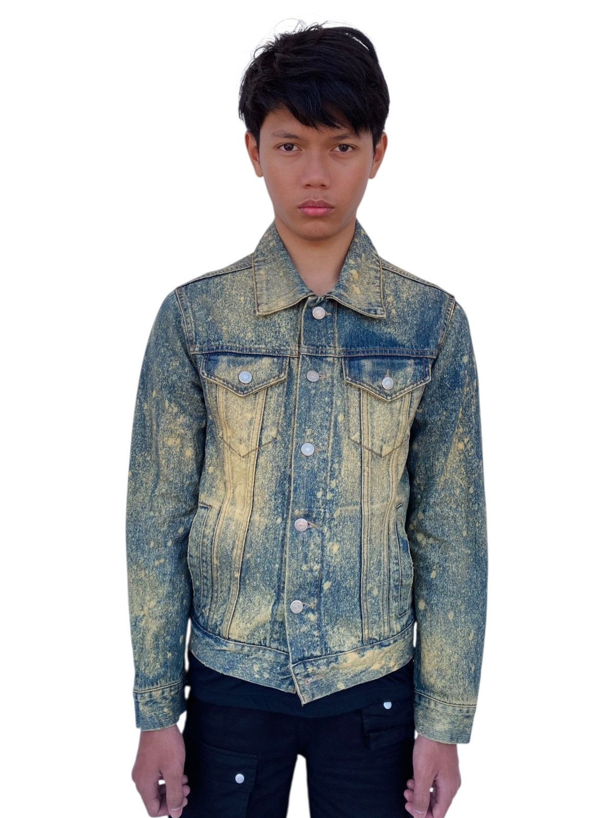 If Six Was Nine 2000s Number Of Day - Mudwash Denim Jacket Size US M / EU 48-50 / 2 - 1 Thumbnail