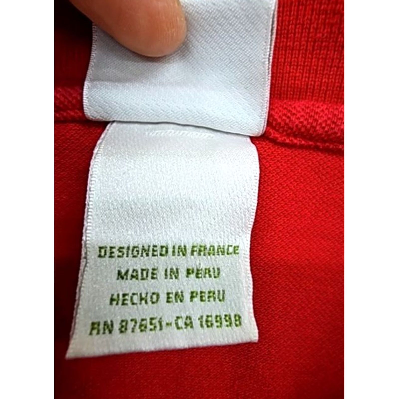 Lacoste Lacoste Red Cotton Short Sleeve Polo Shirt Regular Mens Shirt M Size US M / EU 48-50 / 2 - 3 Thumbnail