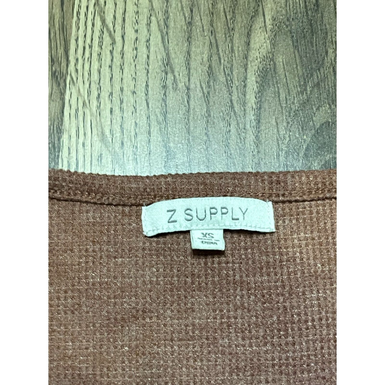 Z Supply Z Supply Women’s Cardigan Sweater XS Brown Long Sleeve V-Neck Regular Solid Fall Spring Summer Mens? Size XS / US 0-2 / IT 36-38 - 6 Thumbnail