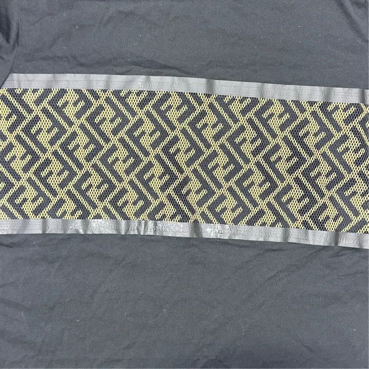 Fendi Fendi Logo Print Casual Black T-Shirt -2507 Size US M / EU 48-50 / 2 - 7 Thumbnail