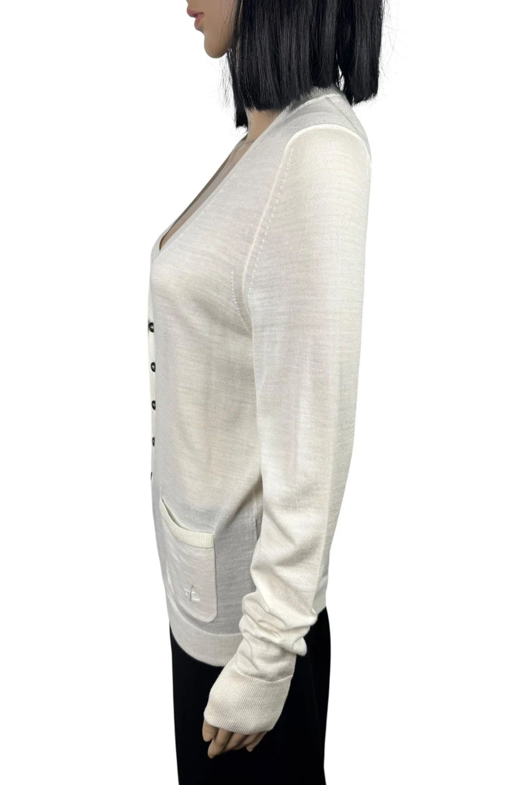 Other Jack Knitters Merino Wool Cardigan Size S / US 4 / IT 40 - 7 Thumbnail