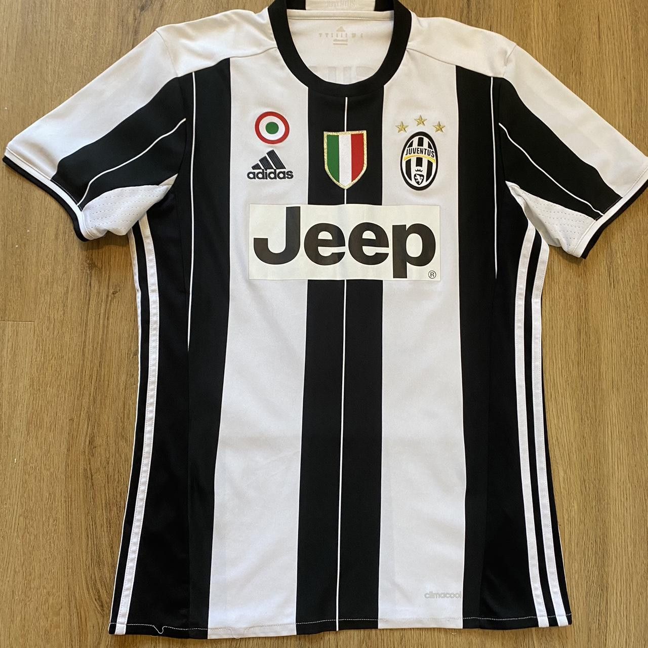 Adidas 2016-17 *9 Higuain Juventus Adidas Home Jeep Football Shirt Size US S / EU 44-46 / 1 - 2 Thumbnail