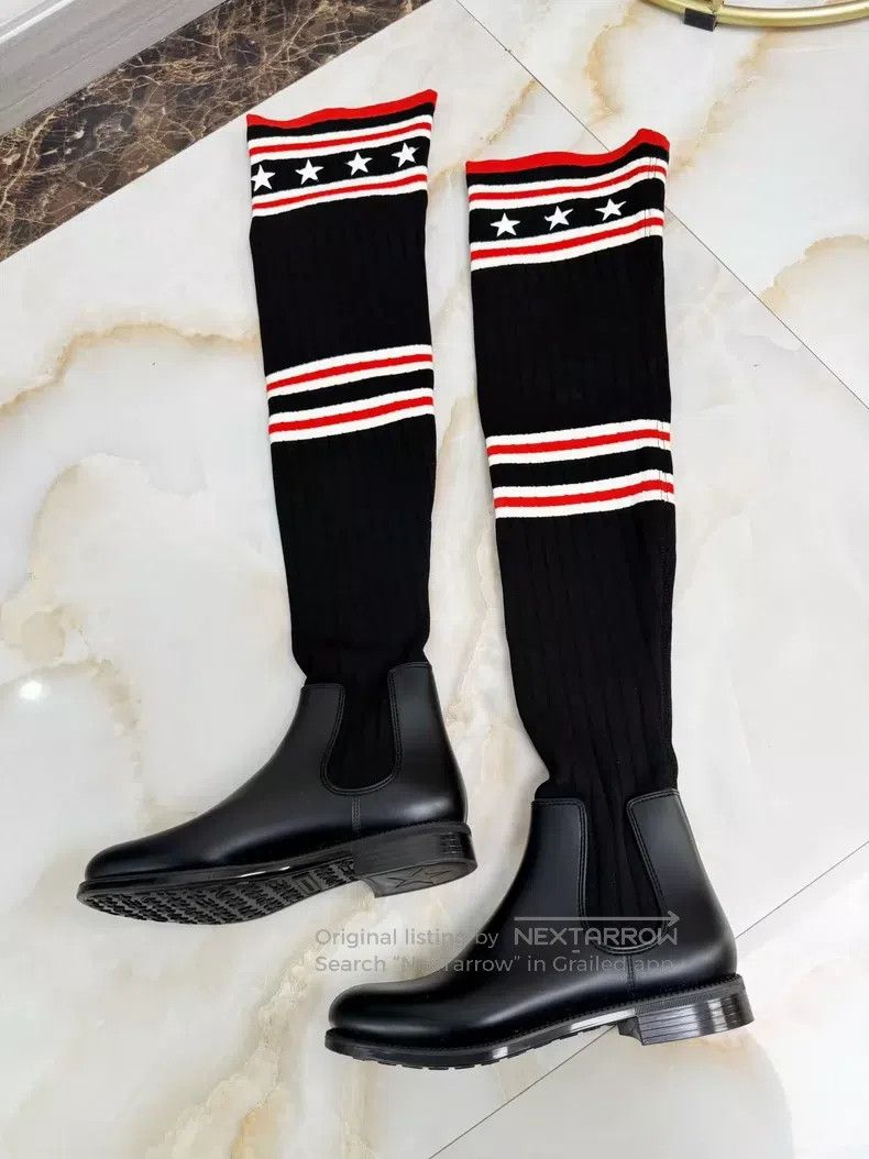 Givenchy Givenchy Brand New Over Knee Boots Size US 4.5 / IT 34.5 - 1 Thumbnail