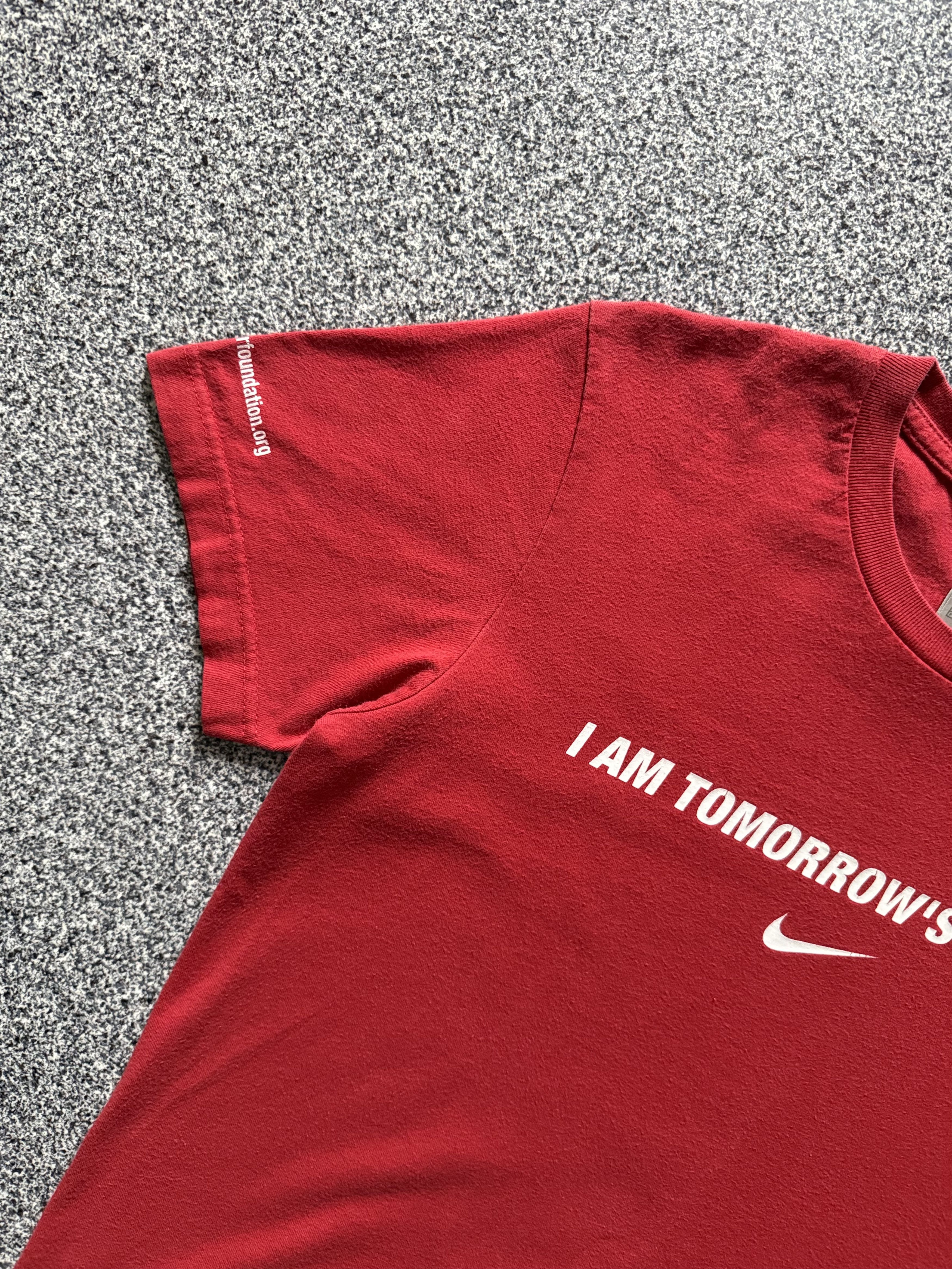 Nike Roger Federer Red T-shirt I AM TOMORROW S FUTURE