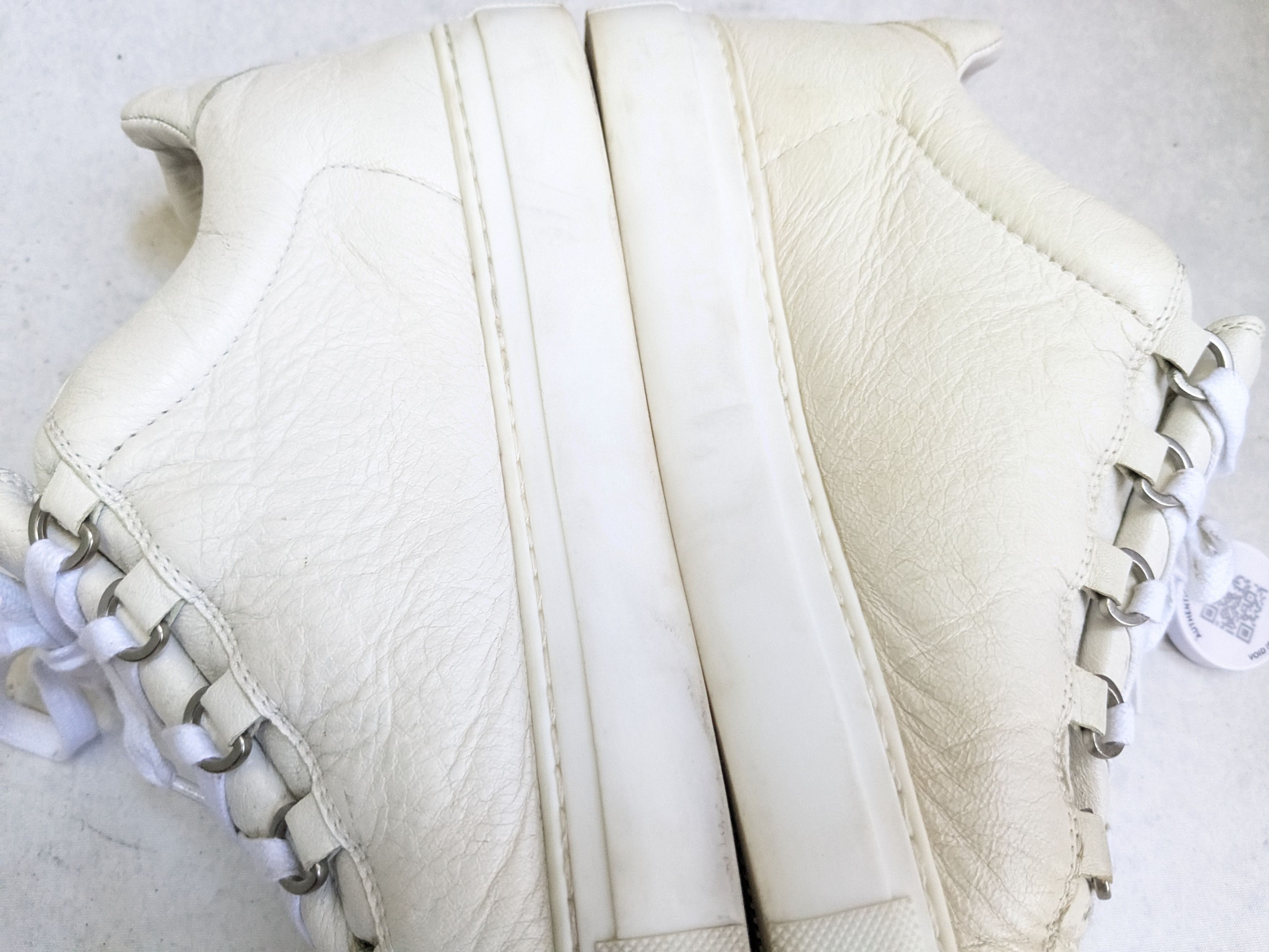 Balenciaga Balenciaga Arena White 10 Low Tops Leather Size US 10 / EU 43 - 13 Thumbnail