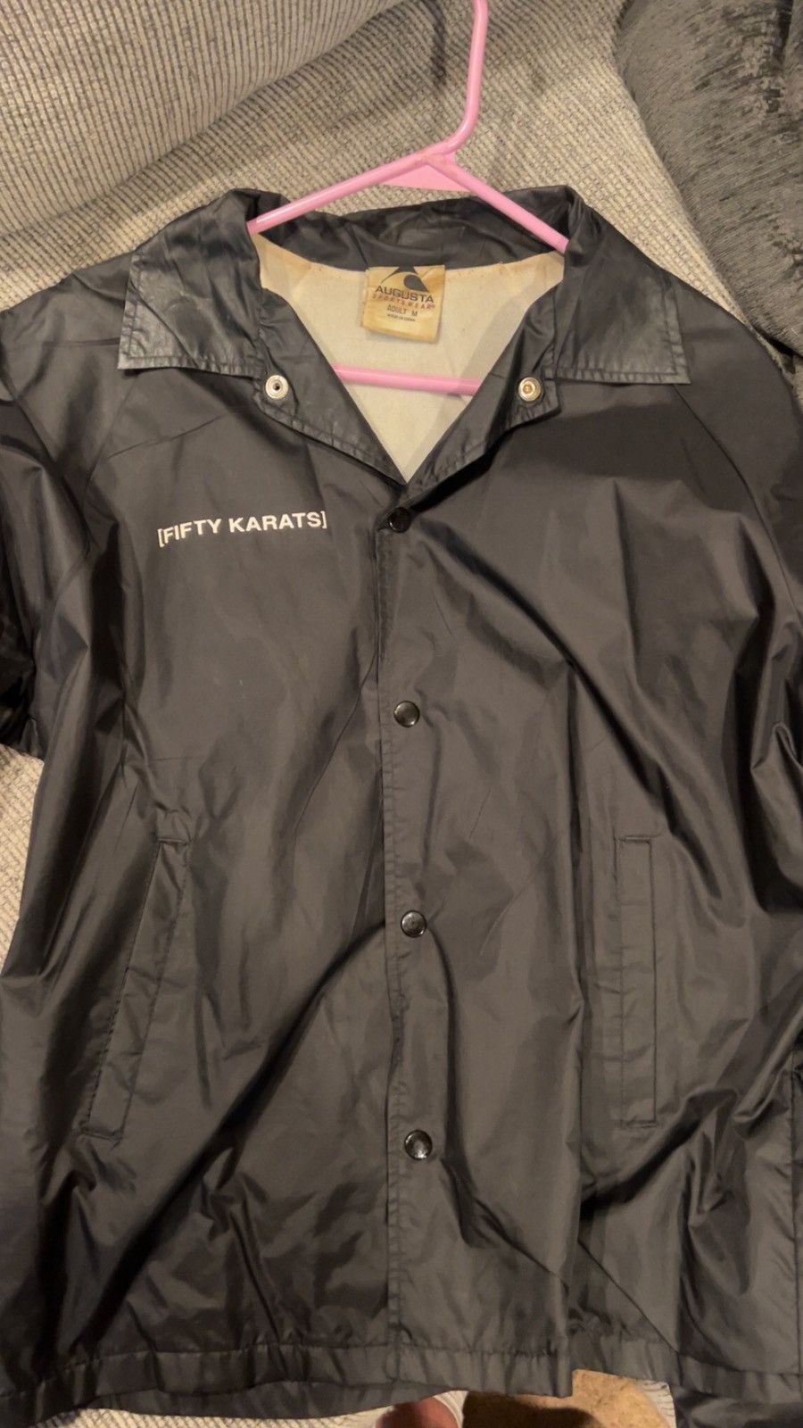 Fifty Karats Fifty Karats - make money not friends, black snap/button up Size US M / EU 48-50 / 2 - 3 Thumbnail
