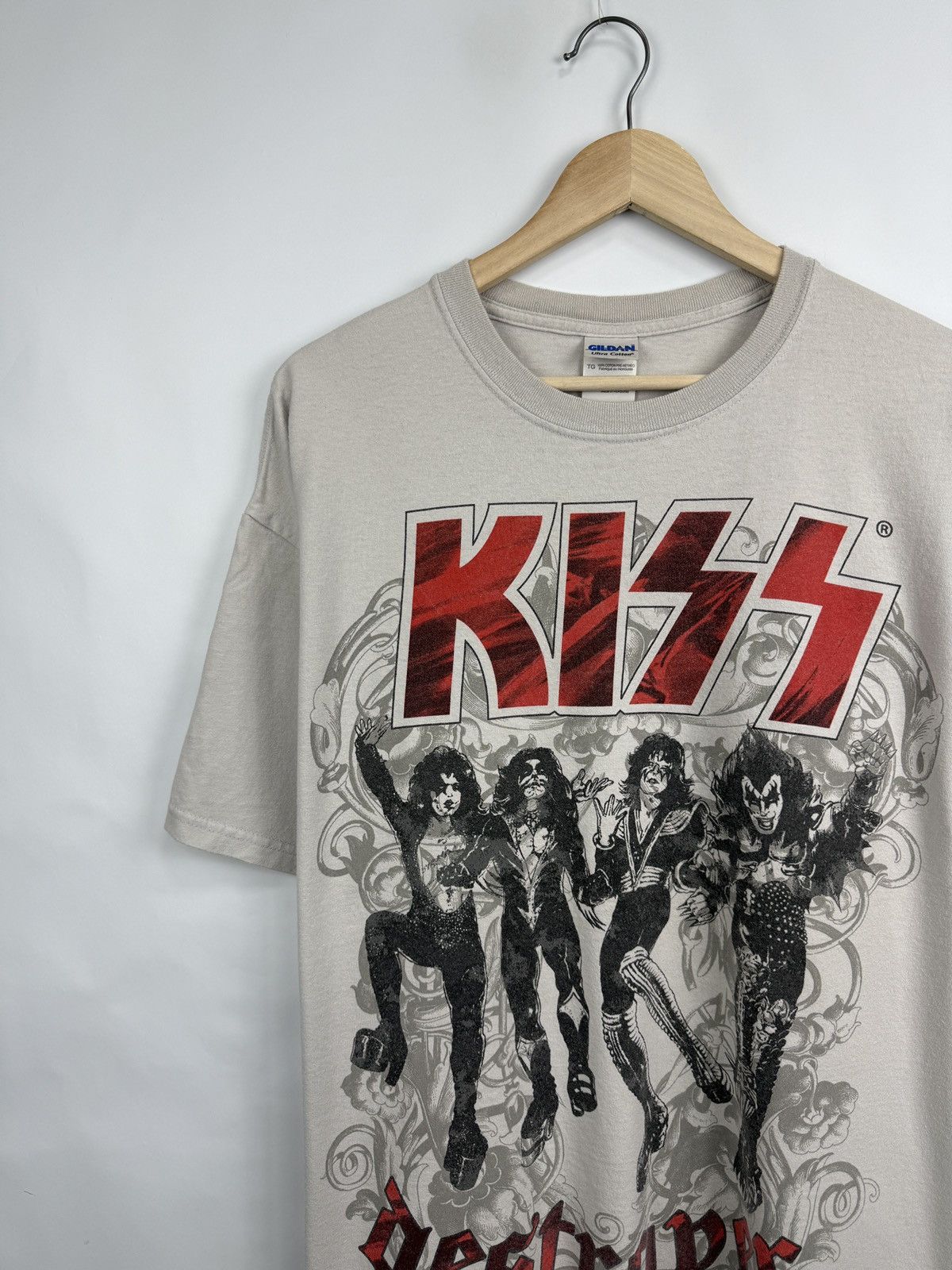 KISS 🇺🇸 Vintage Kiss Destroyer 1976 2009 T-Shirt Detroit Rock City Size US XL / EU 56 / 4 - 3 Thumbnail