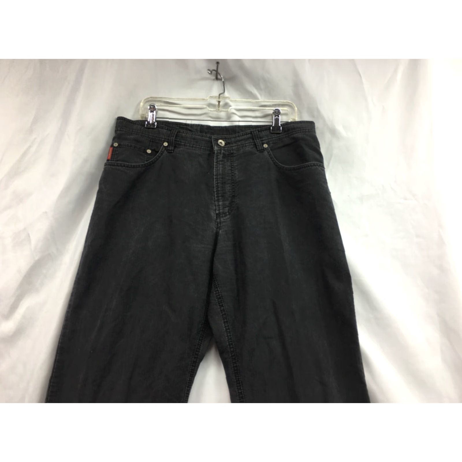 Vintage Alberto Jeans Mens black Denim Straight Pants Lose Fit casual mens 34x29 Size US 34 / EU 50 - 4 Thumbnail