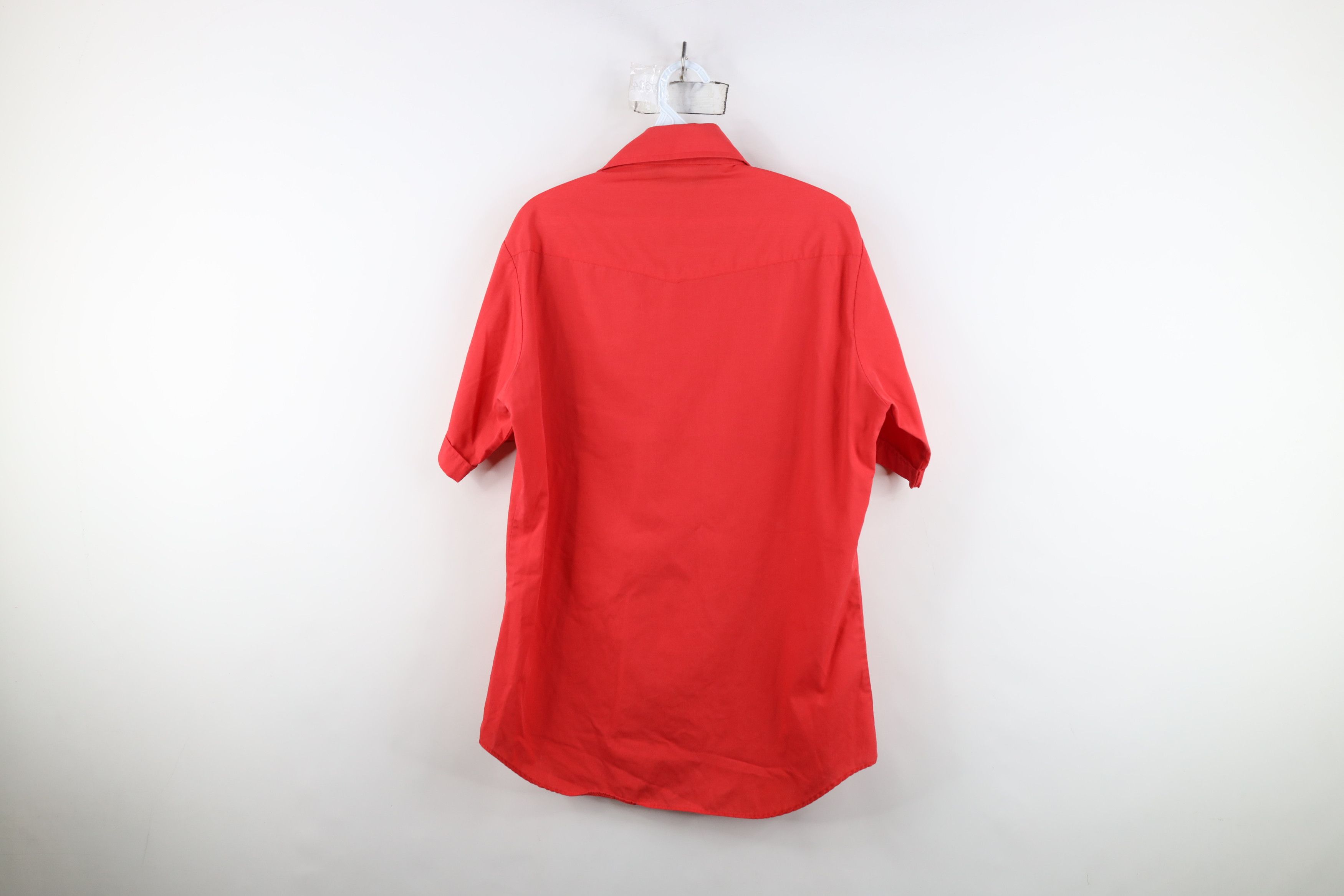 Vintage Vintage 70s Rockabilly Cowboy Short Sleeve Button Shirt Red Size US M / EU 48-50 / 2 - 12 Thumbnail