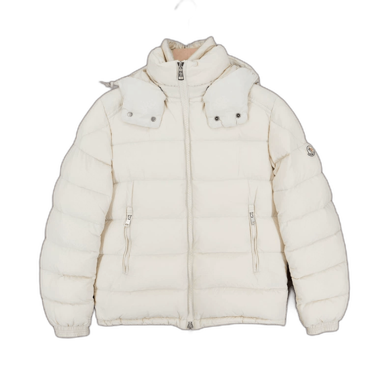 Moncler Moncler Beige Puffer Jacket with Detachable Hood Size US M / EU 48-50 / 2 - 1 Thumbnail