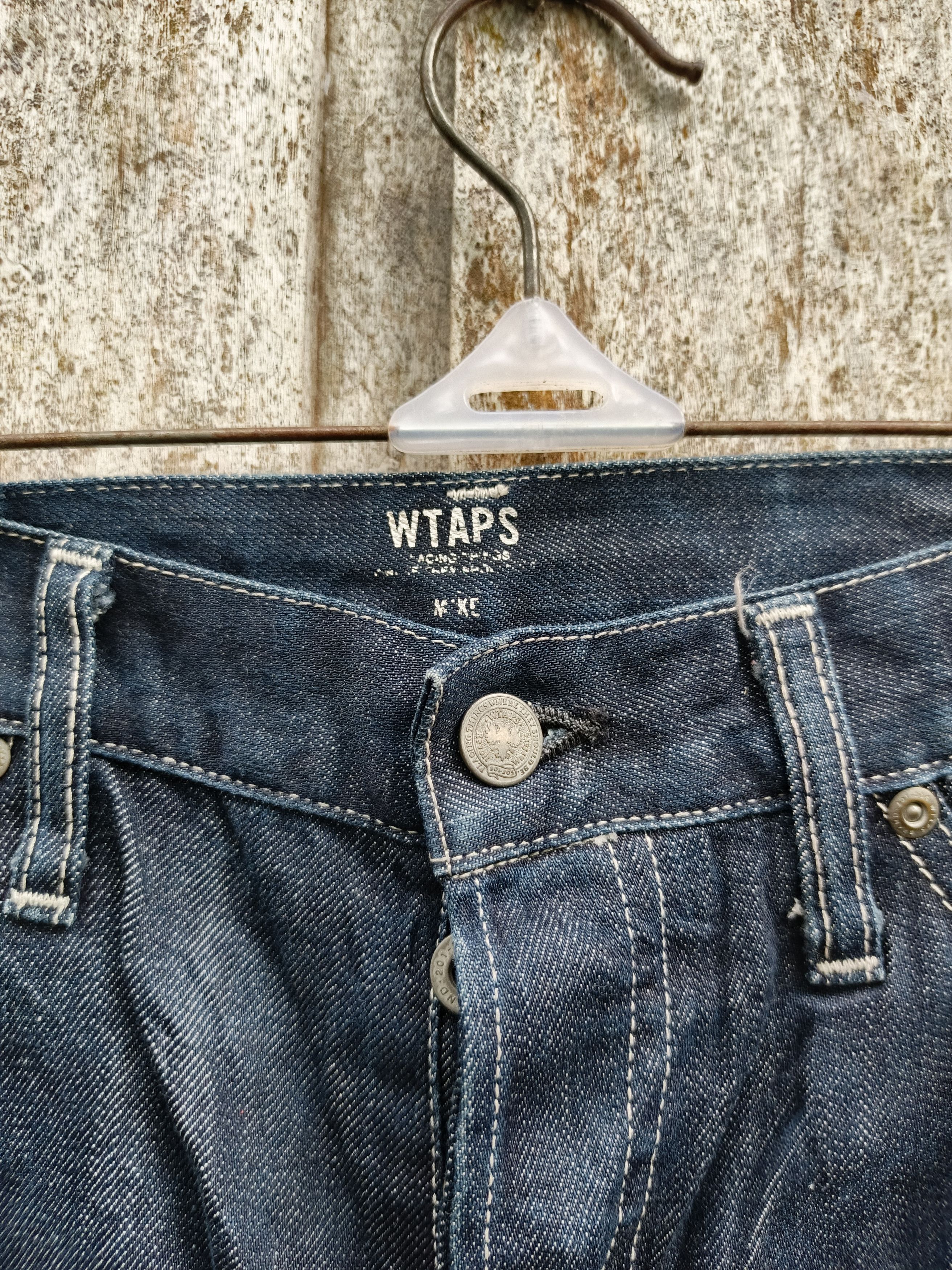 Wtaps Wtaps "Who dares Wins" Trousers denim raw pants Size US 33 - 4 Thumbnail