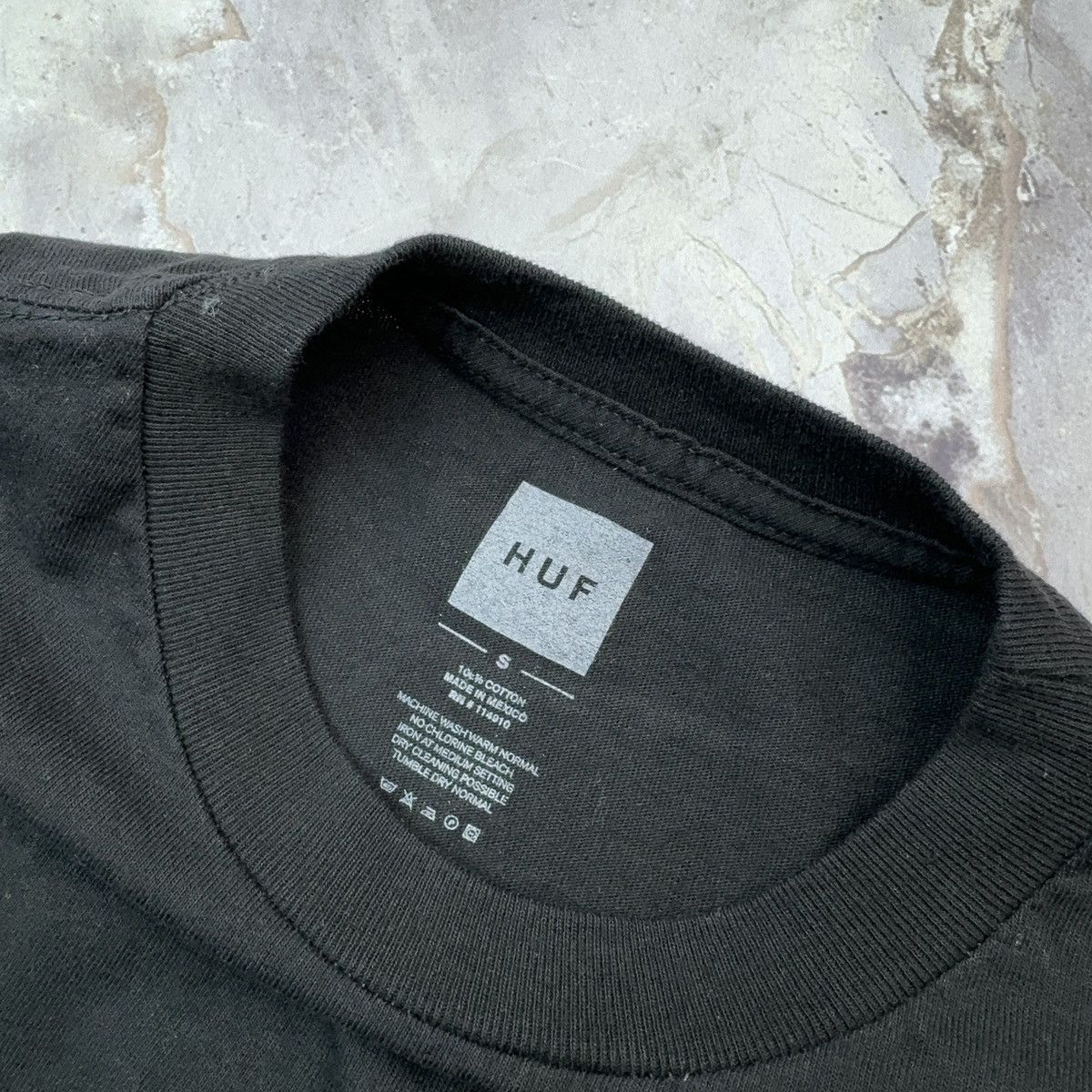 Huf Huf Longsleeve T shirt Skater Sk8 Streetwear Black 90s S Size US S / EU 44-46 / 1 - 6 Thumbnail