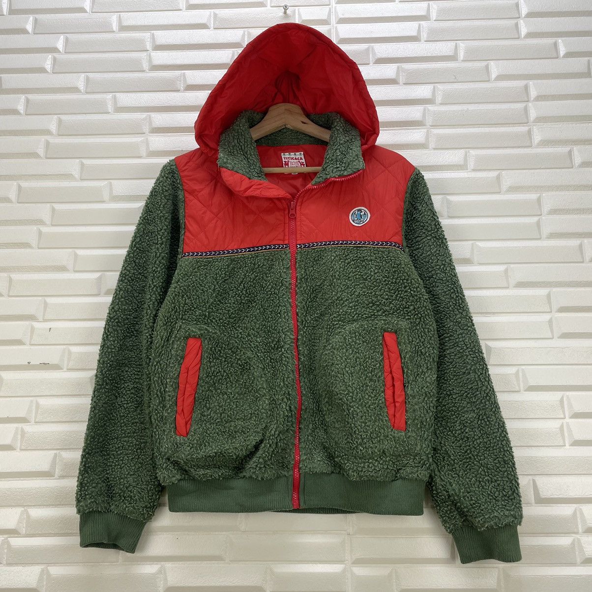 Vintage Nice Design Very Awesome Titicaca Deep Pile Hooded Two tone Size US M / EU 48-50 / 2 - 2 Thumbnail