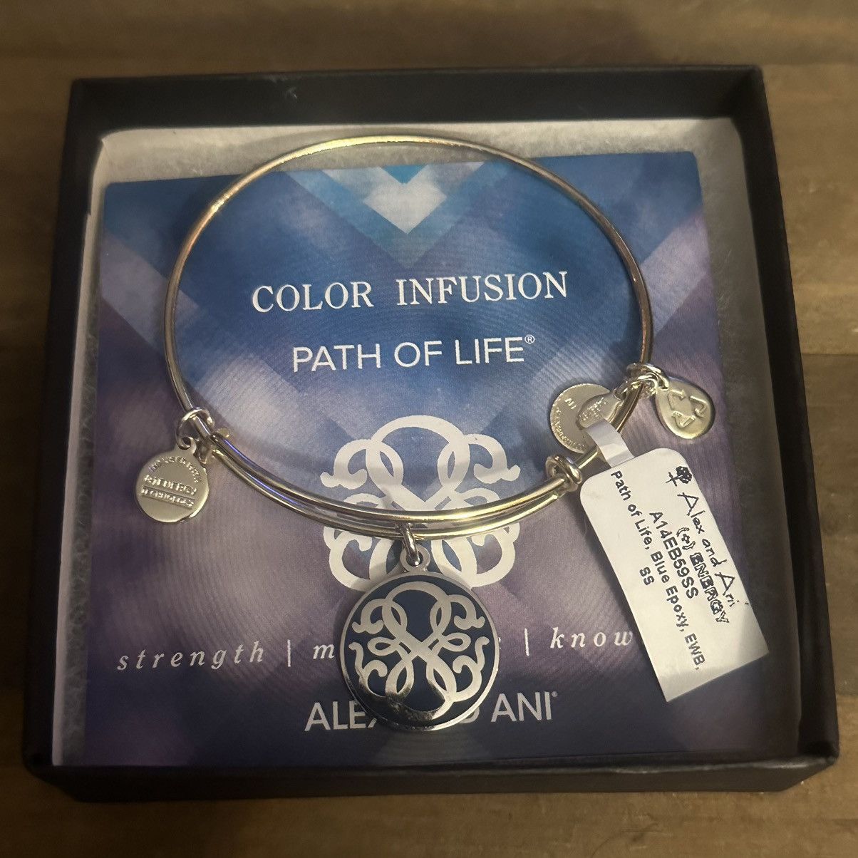 Other Alex and Ani Color Infusion Path of Life bangle bracelet Size ONE SIZE - 5 Thumbnail