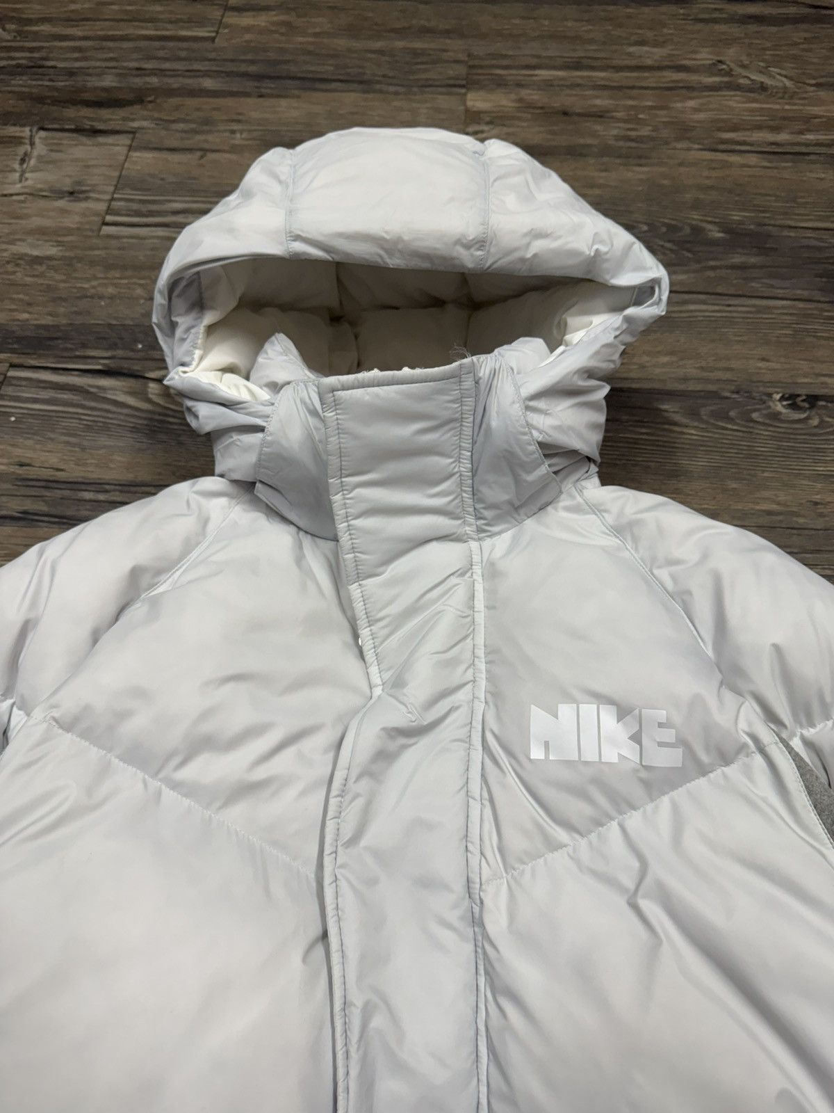 Nike × Sacai Nike Sacai Hybrid Puffer Jacket Size US L / EU 52-54 / 3 - 4 Thumbnail