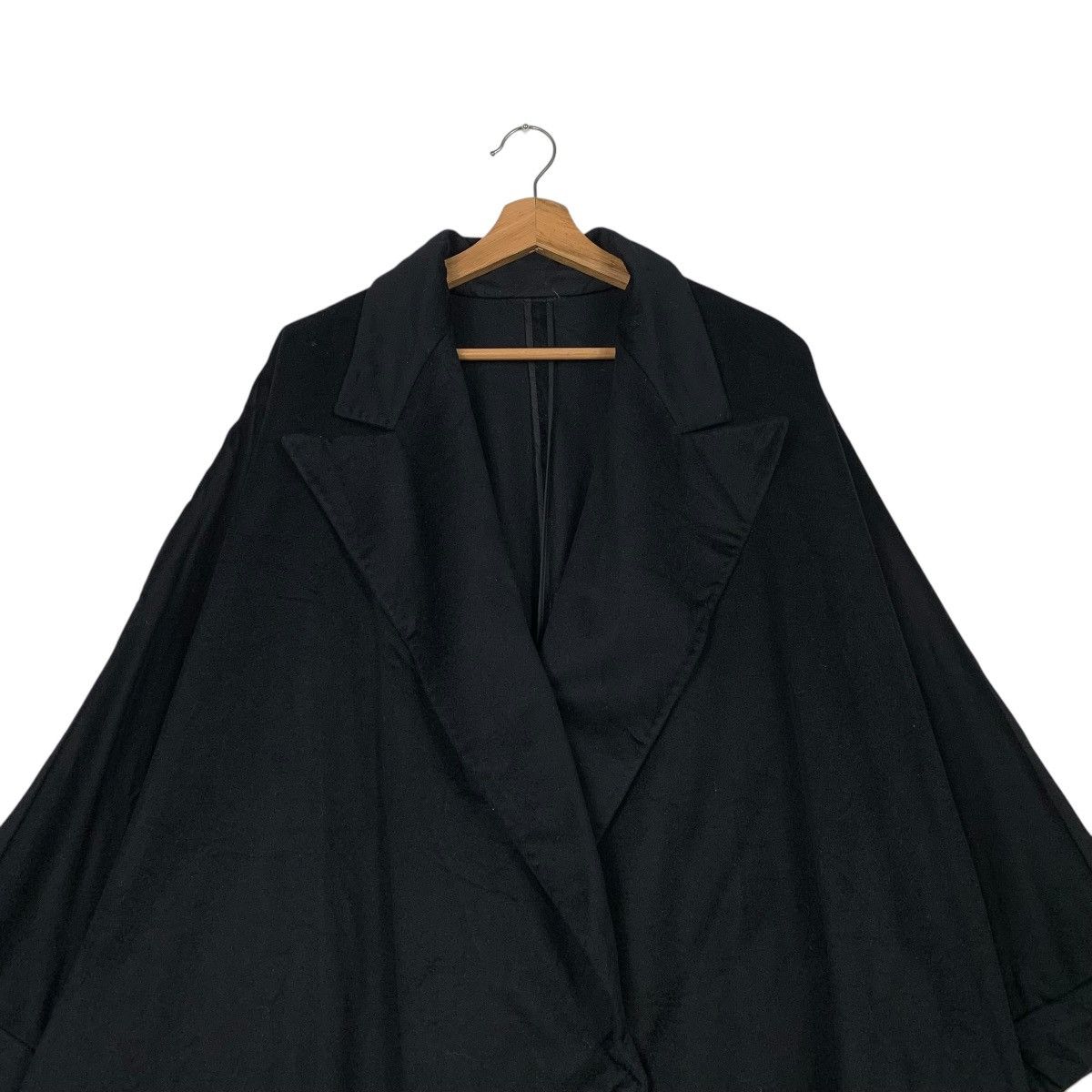 Versace Vintage Gianni Versace Batwing Wool Overcoat Size L / US 10 / IT 46 - 2 Thumbnail
