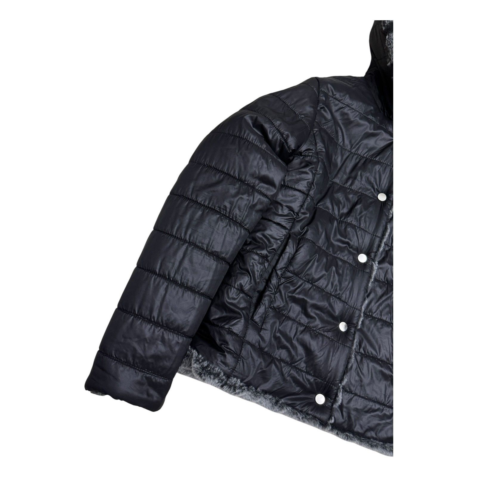 Frank Lyman FRANK LYMAN Reversible FAUX FUR Puffer Coat Jacket Medium Size M / US 6-8 / IT 42-44 - 7 Thumbnail