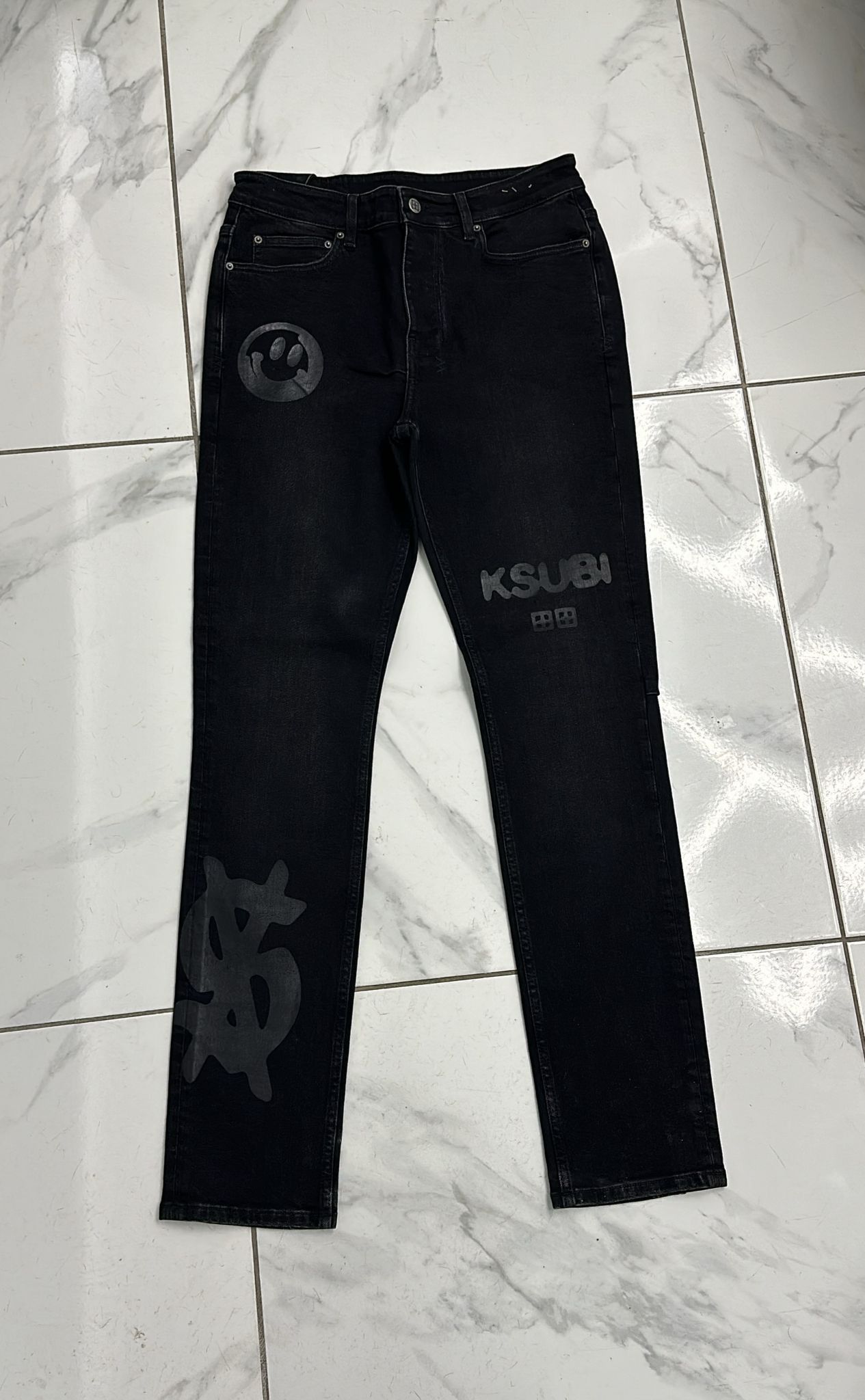 Ksubi Ksubi Smiley Unreleased Sample Jean Size 32 Size US 32 / EU 48 - 1 Thumbnail