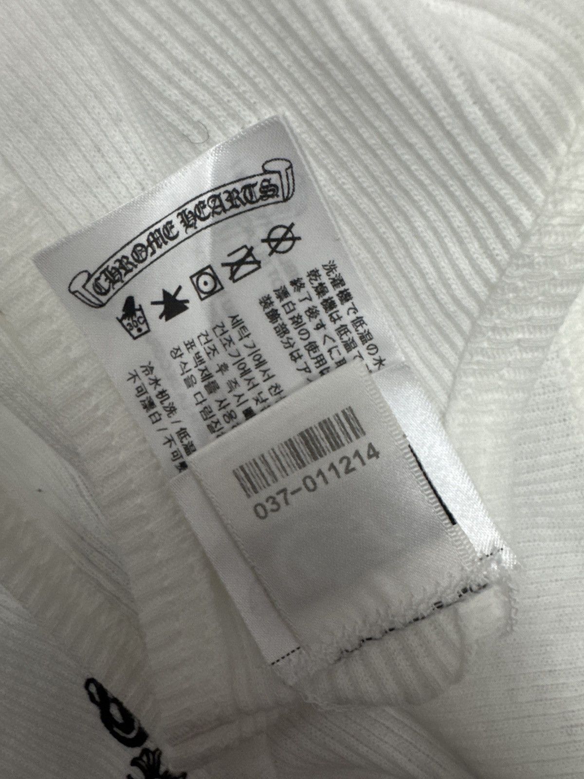Chrome Hearts Chrome hearts LOVE YOU Rib Tank Size US XL / EU 56 / 4 - 7 Thumbnail