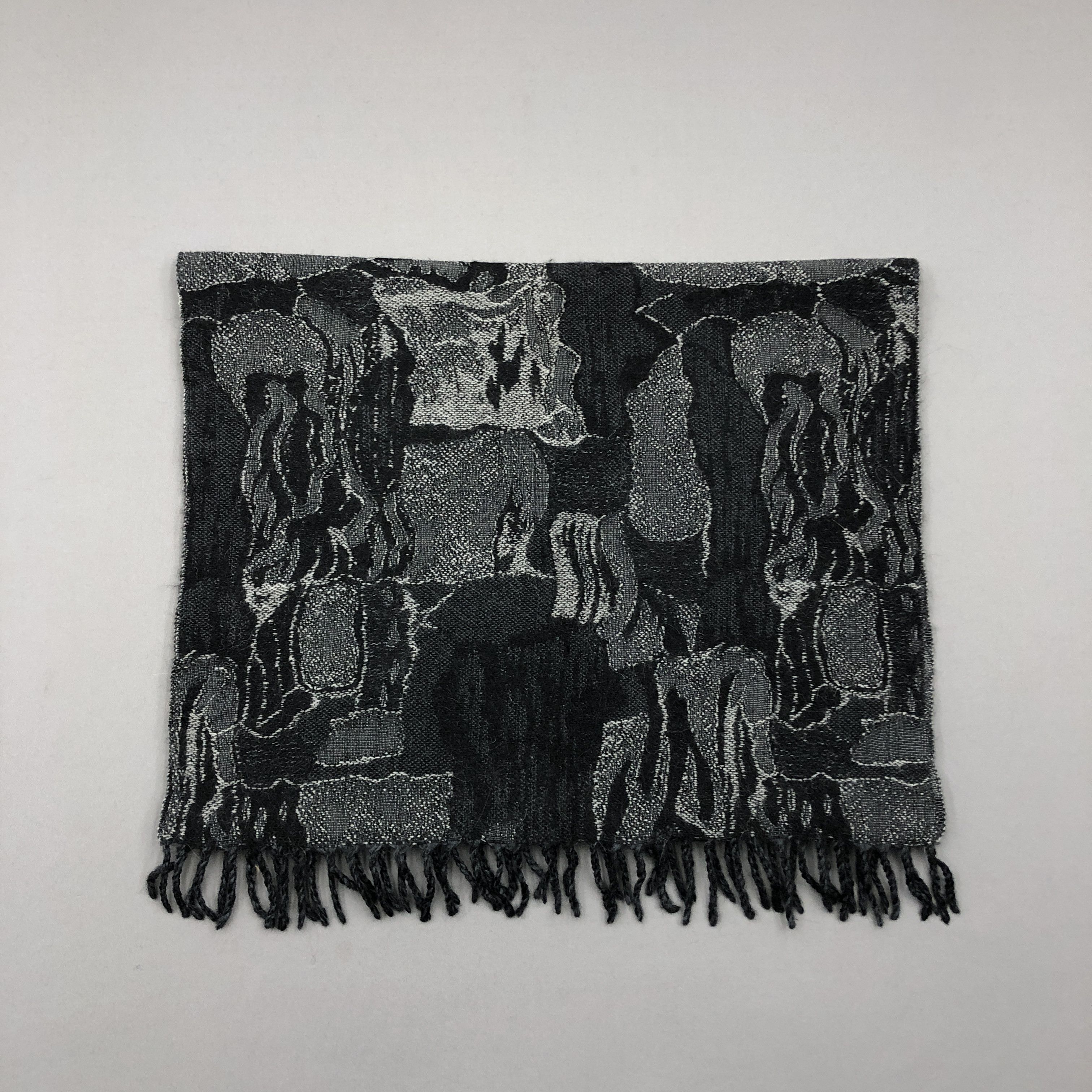 Hiroko Koshino Homme × Vintage Vintage Hiroko Koshino Scarf Muffler Wool Cashmere Scarves Size ONE SIZE - 3 Thumbnail