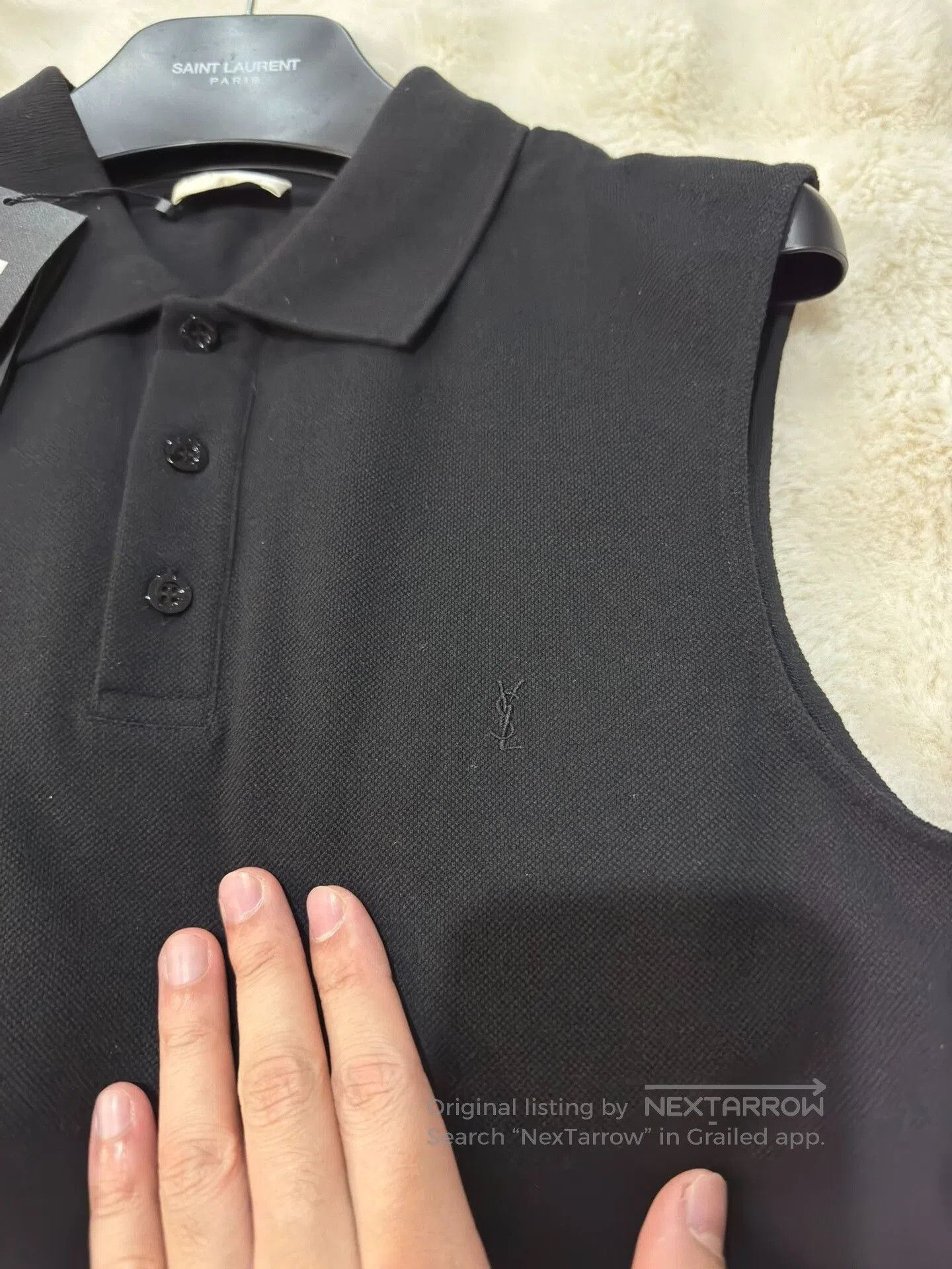 Saint Laurent Paris Saint Laurent SLP Embroidered Sleeveless Vest. Size US M / EU 48-50 / 2 - 4 Thumbnail