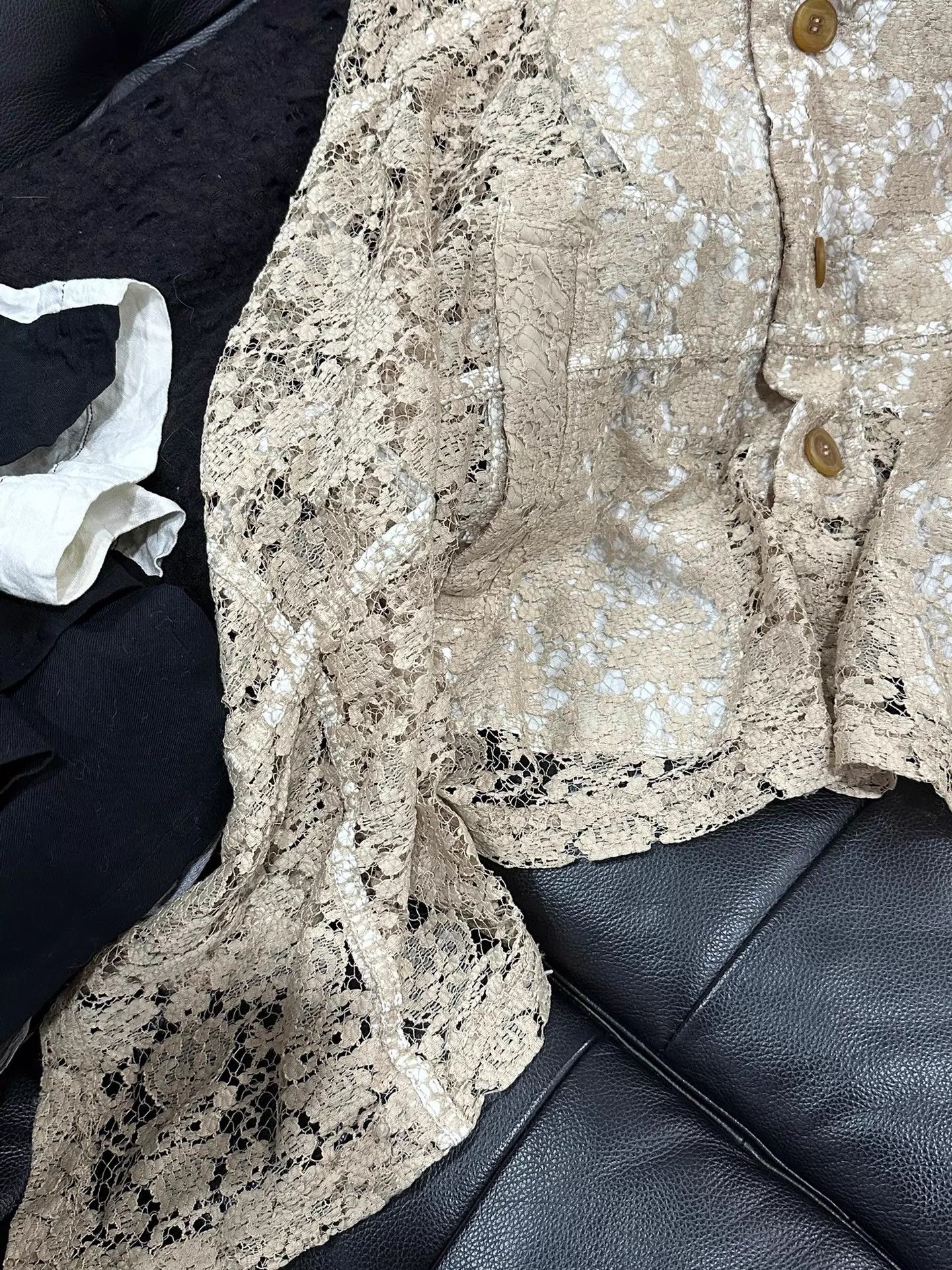 Comme des Garcons Comme des Garçons Lace Hooded Shawl XS Size XS / US 0-2 / IT 36-38 - 3 Thumbnail