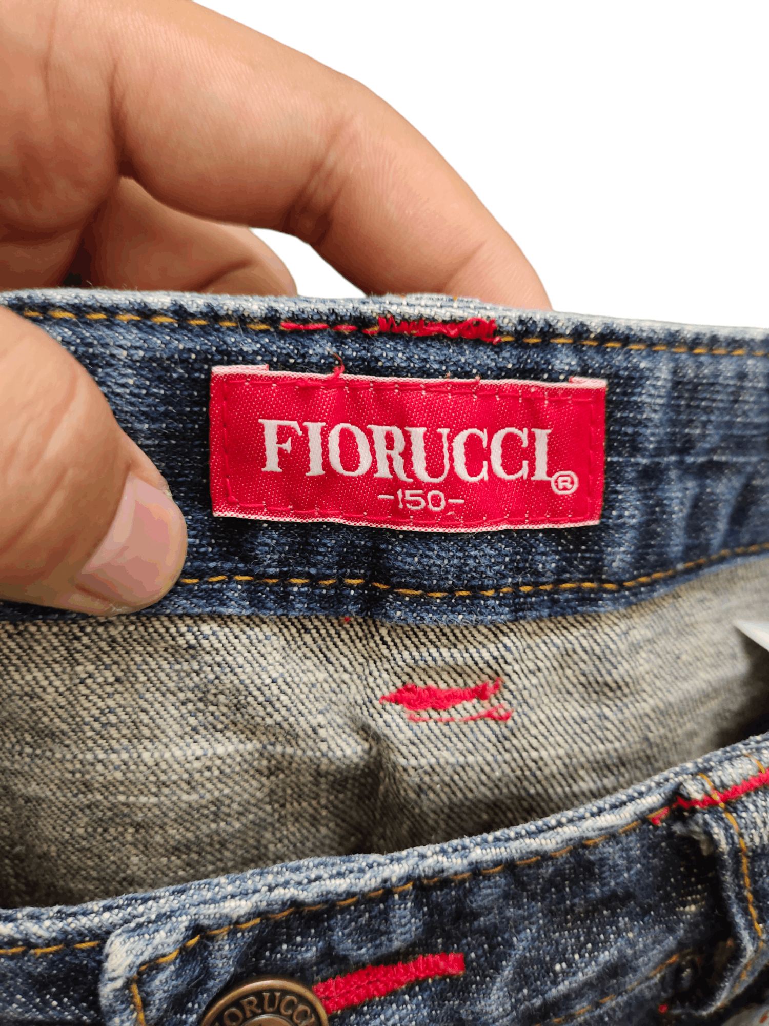 Fiorucci Flare Jeans Fiorucci Double Waist Boot Cut Low Rise Mudmax Size 25" / US 0 / IT 36 - 20 Thumbnail