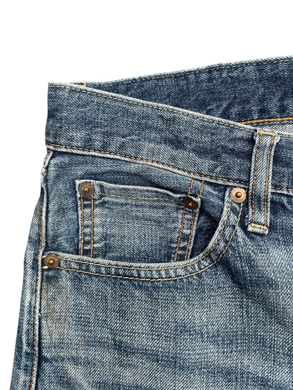 Japanese Brand × Uniqlo Uniqlo Selvedge Distresed Jeans Size US 32 / EU 48 - 7 Thumbnail