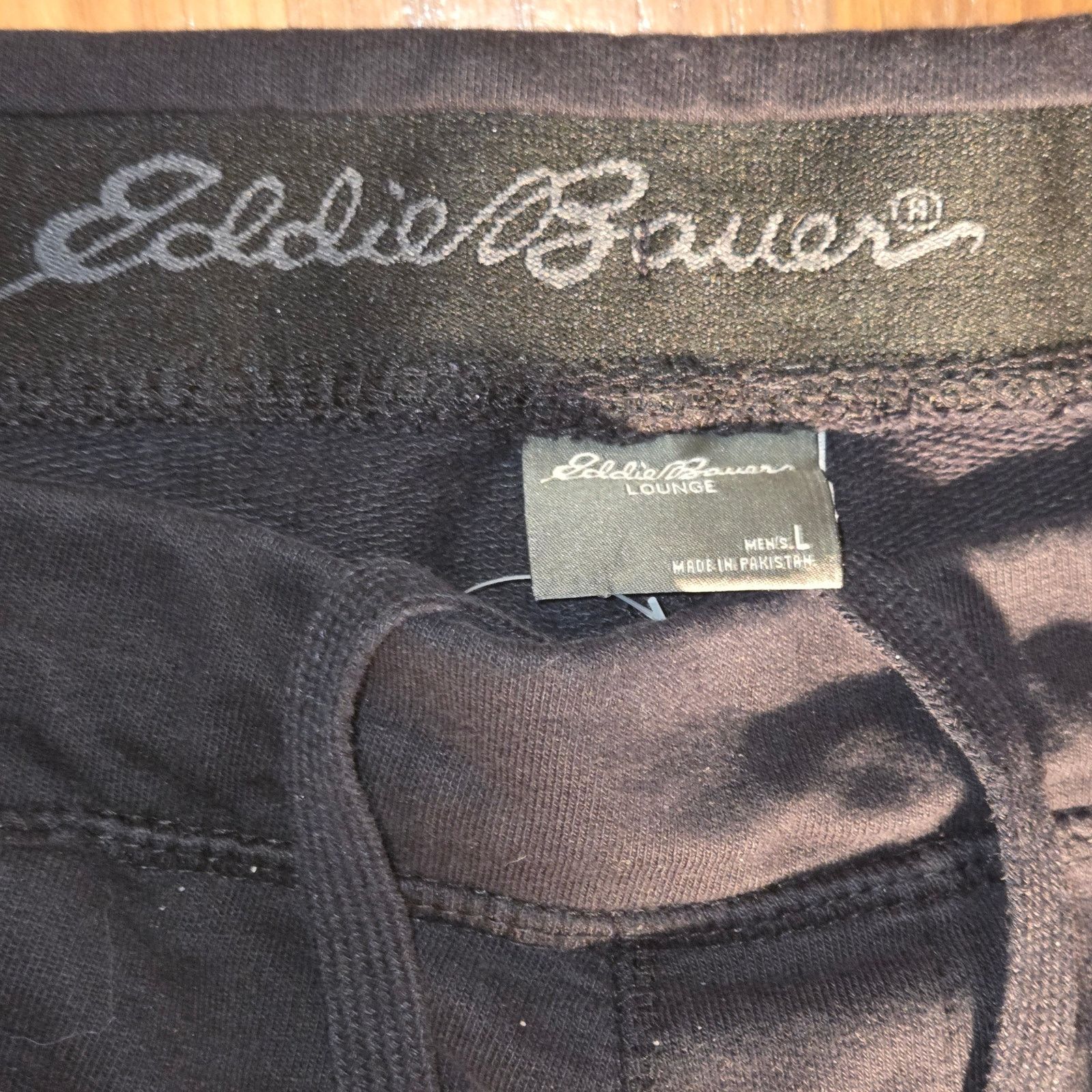 Eddie Bauer Eddie Bauer Black Lounge Shorts - Men's Large - Drawstring Size US 40 / EU 56 - 5 Thumbnail