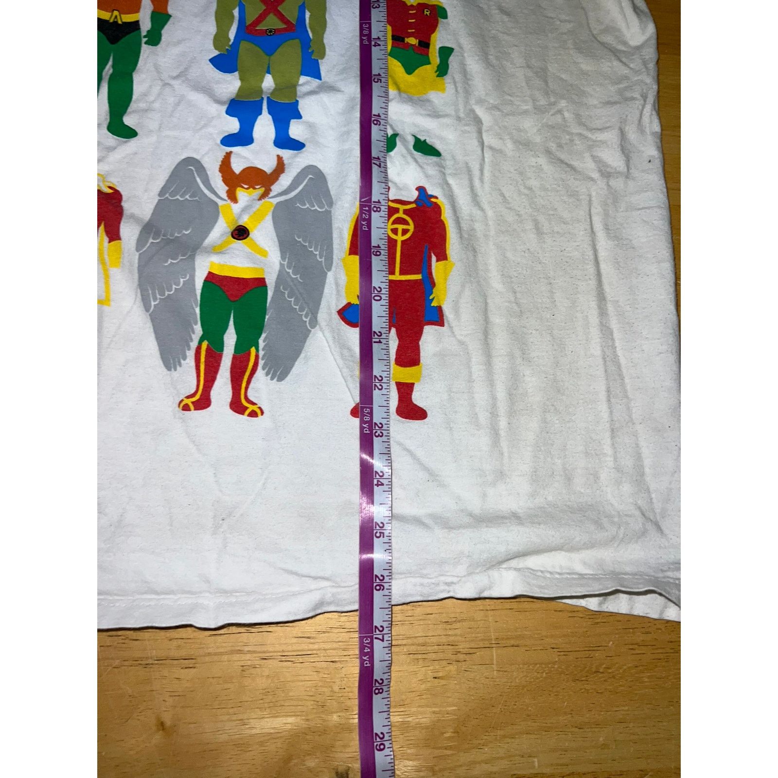 DC Comics DC Comics Superhero Shirt Super Hero White Tee Graphic Large Size US L / EU 52-54 / 3 - 9 Thumbnail
