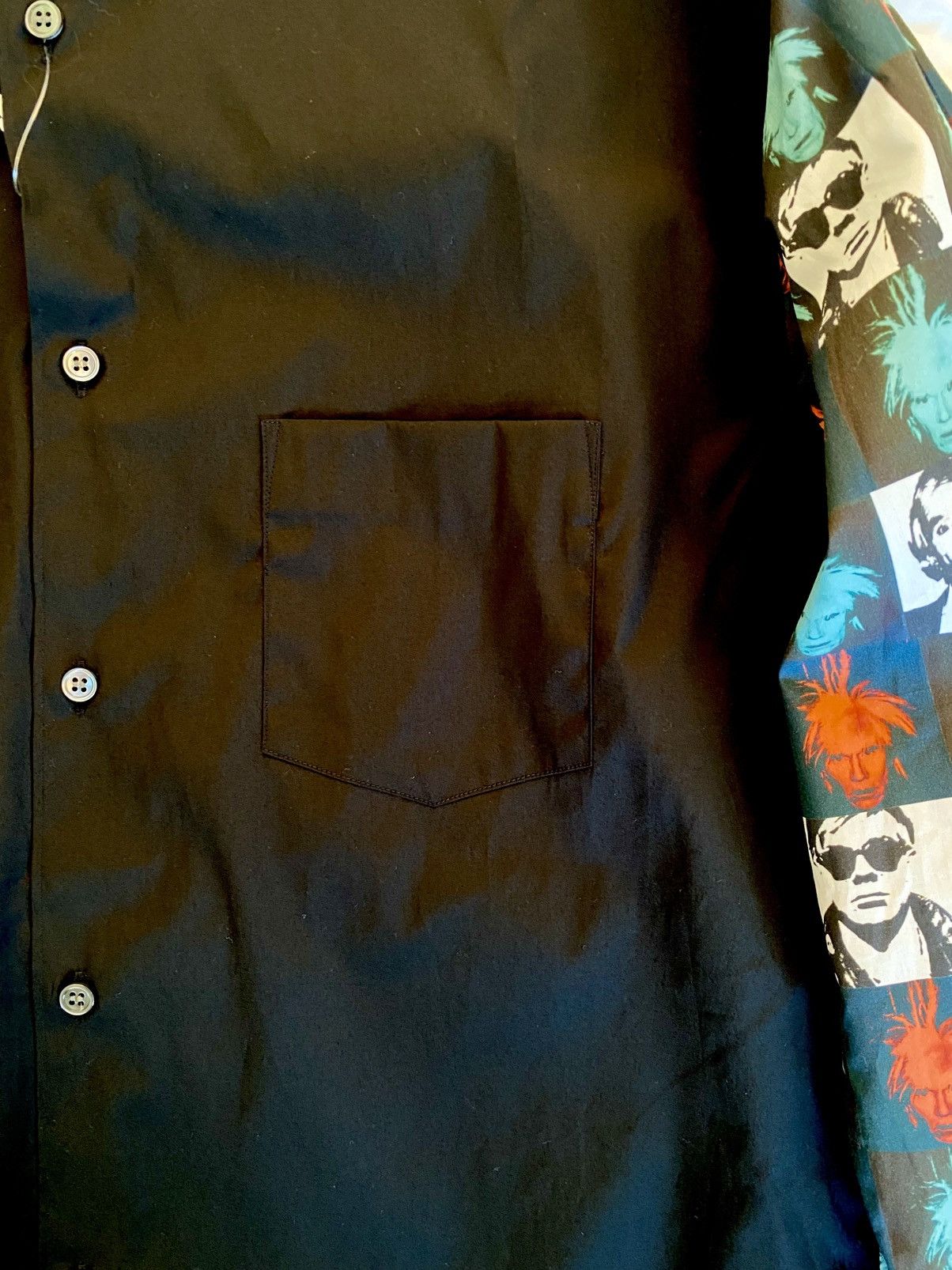 Comme des Garcons SHIRT Comme des garçons shirt x Andy Warhol long sleeve shirt Size US XL / EU 56 / 4 - 5 Thumbnail