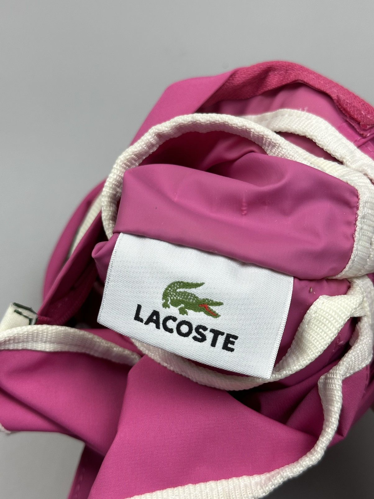 Lacoste Pink Crossbody Bag Lacoste Size ONE SIZE - 8 Thumbnail
