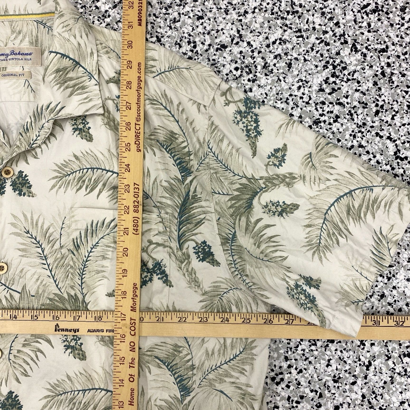 Tommy Bahama Tommy Bahama Shirt Mens 2XL Heritage Tortola Silk Hawaiian Floral Button-Up Short Sleeve Collared Size US XXL / EU 58 / 5 - 4 Thumbnail