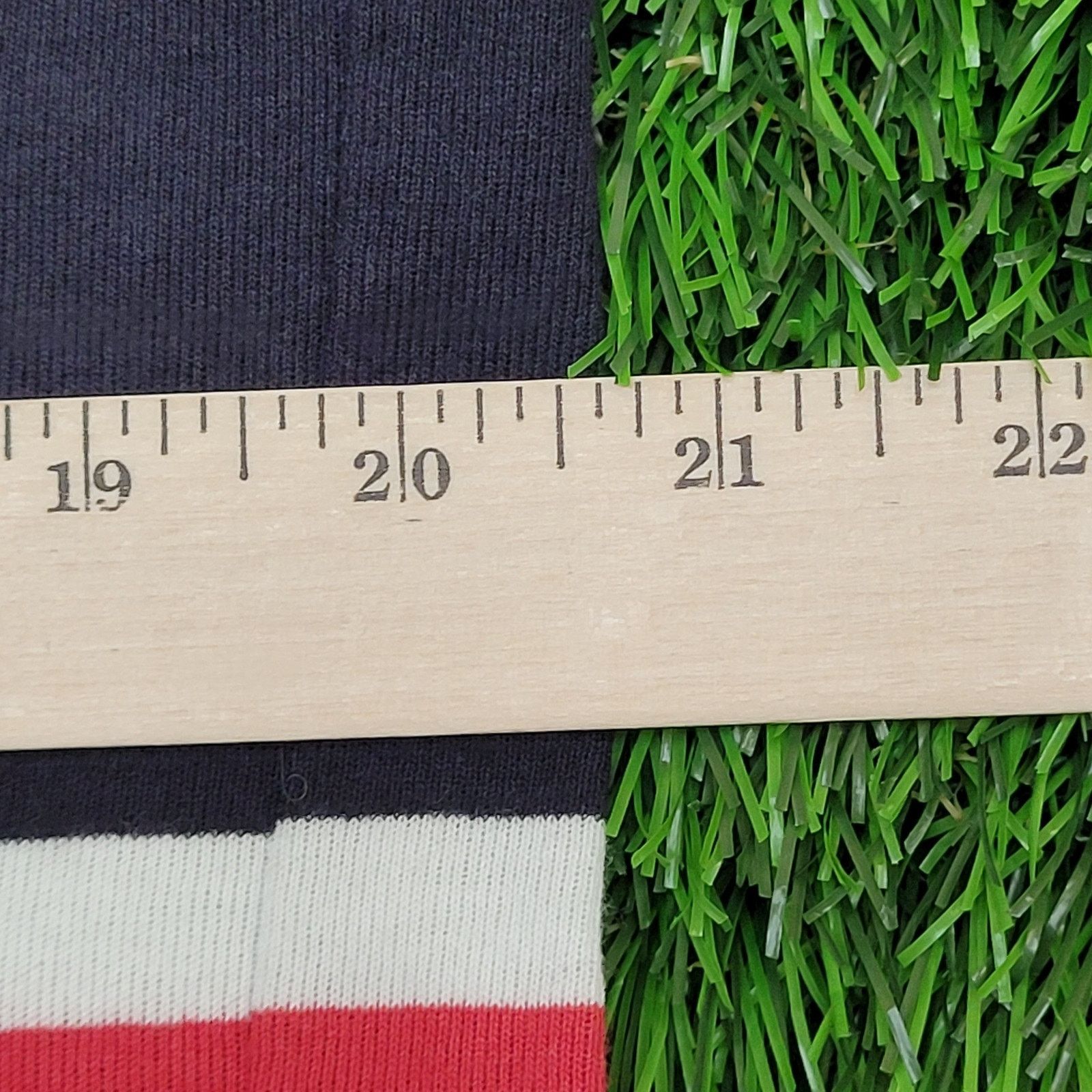 Vintage Vintage Red-Kap Polo Shirt Medium 21x28 Navy Gray Red Strips Size US M / EU 48-50 / 2 - 10 Thumbnail