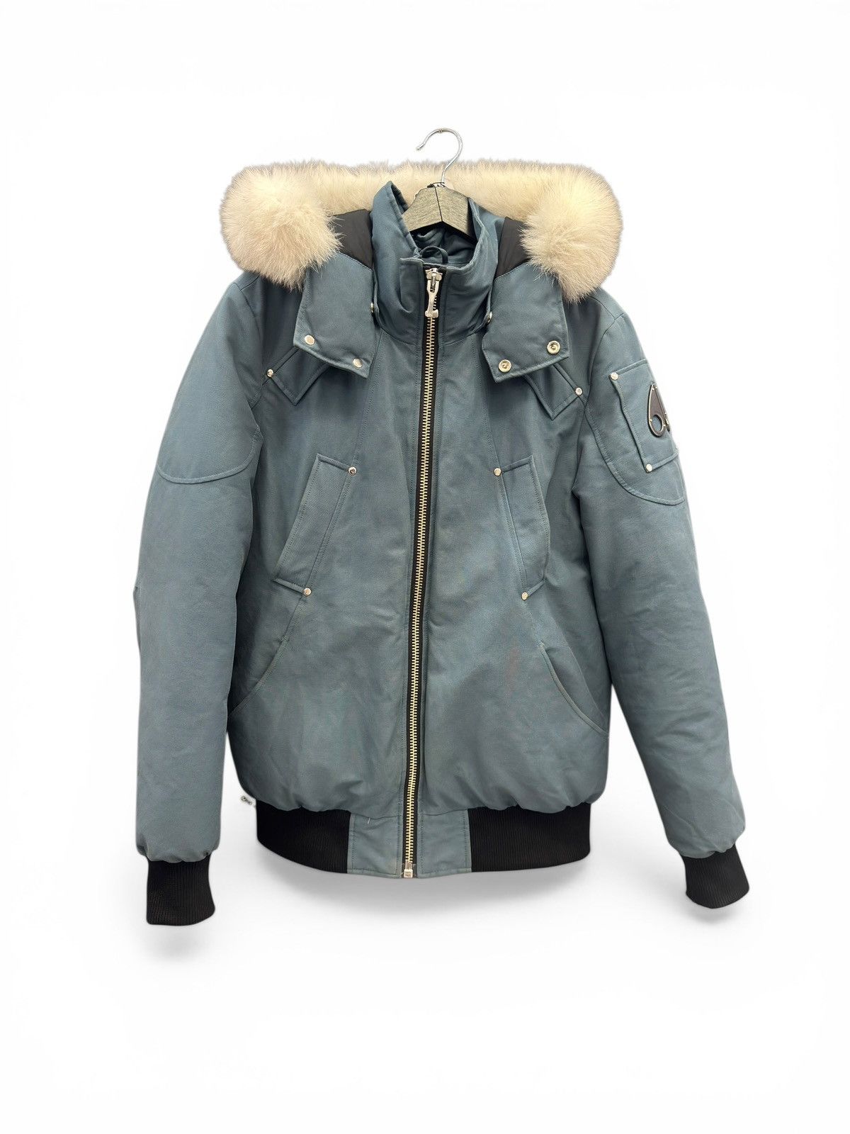 Moose Knuckles Moose Knuckles Gray Fur Jacket Size US L / EU 52-54 / 3 - 1 Thumbnail