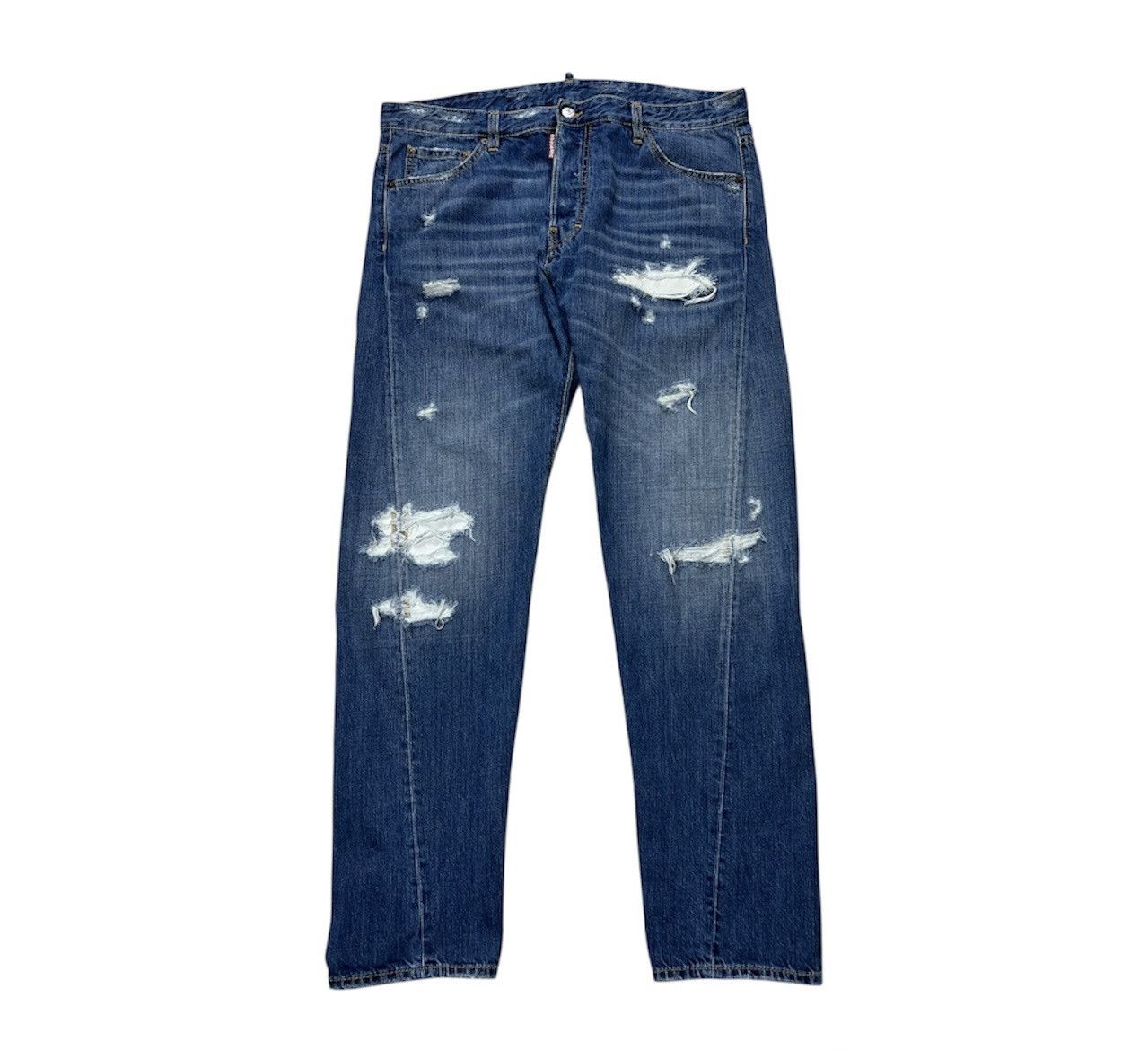 Dsquared2 Dsquared2 rider jeans ripped distressed denim pants washed Size US 36 / EU 52 - 1 Thumbnail