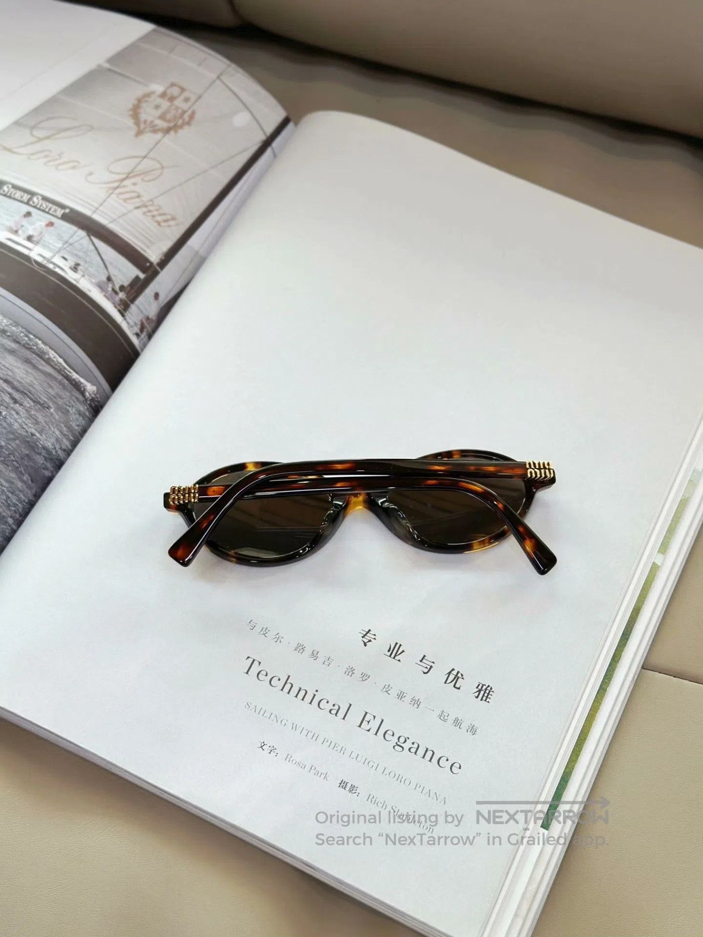 Miu Miu Miu Miu Tortoiseshell Oval Sunglasses. Size ONE SIZE - 3 Thumbnail