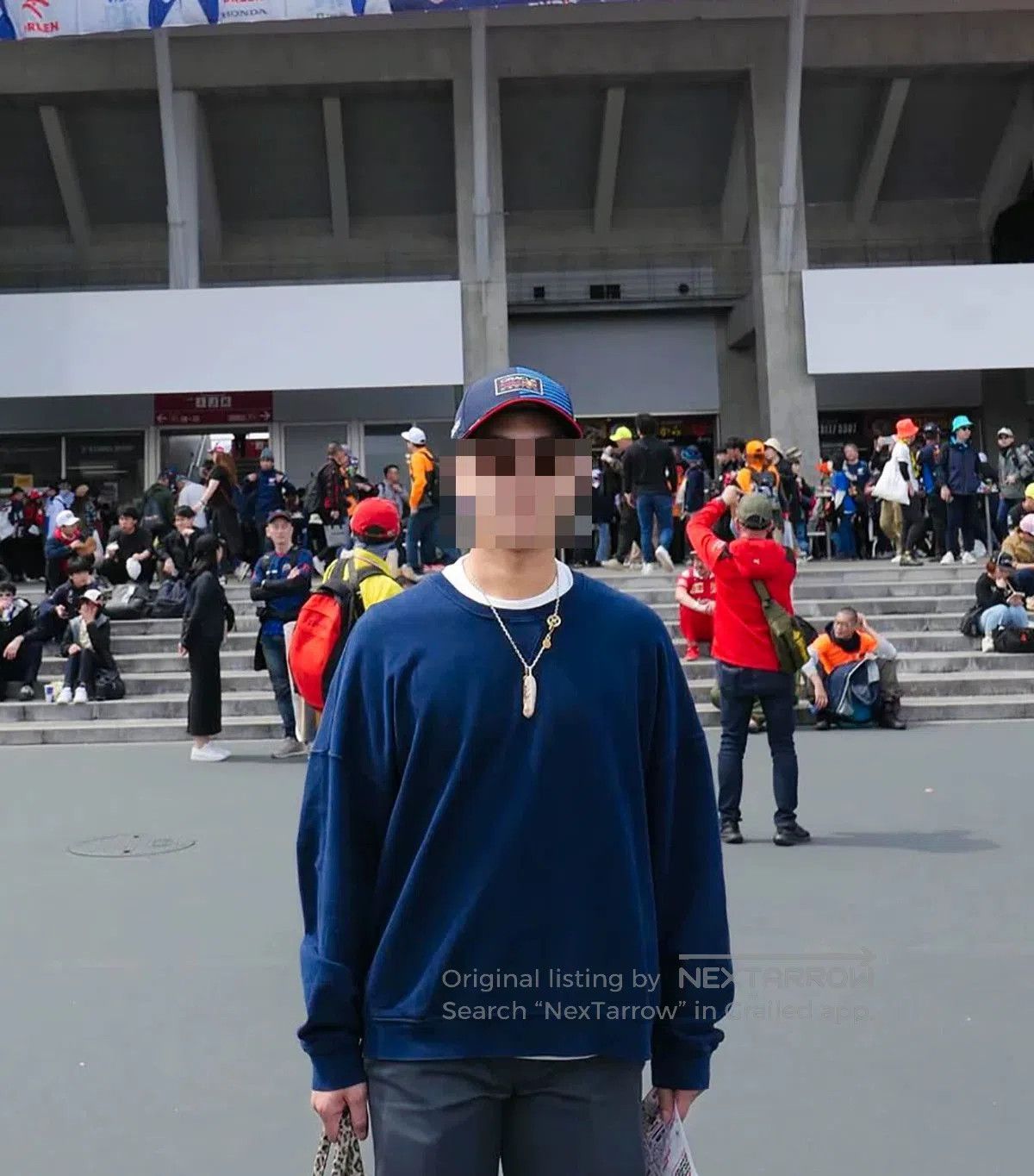 Visvim visvim court sweat navy cashmere blend sweatshirt. Size US S / EU 44-46 / 1 - 7 Thumbnail