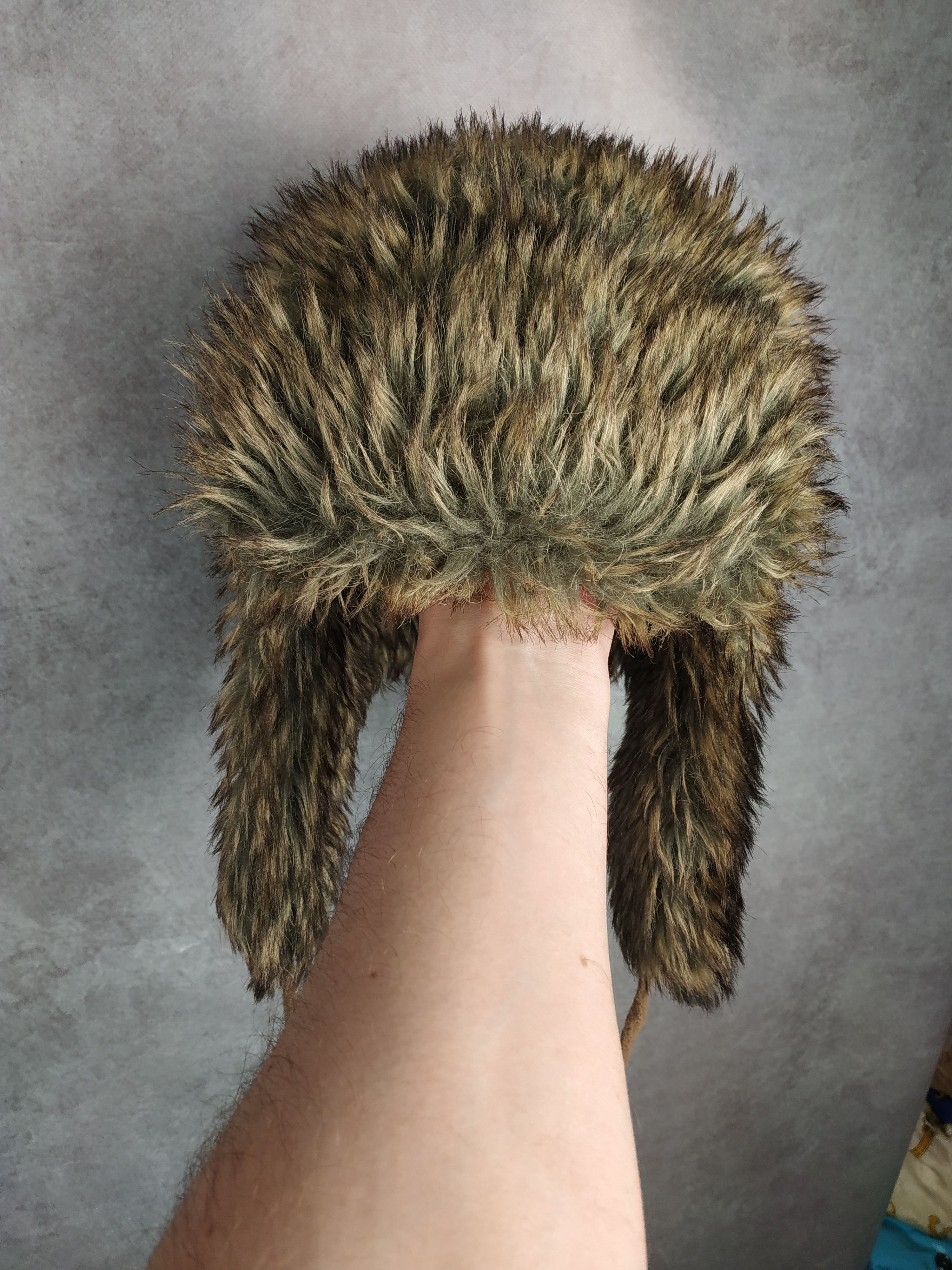 Japanese Brand Y2K Faux Fur Ushanka Vintage Fuzzy Warm Trapper Hat Size ONE SIZE - 2 Thumbnail