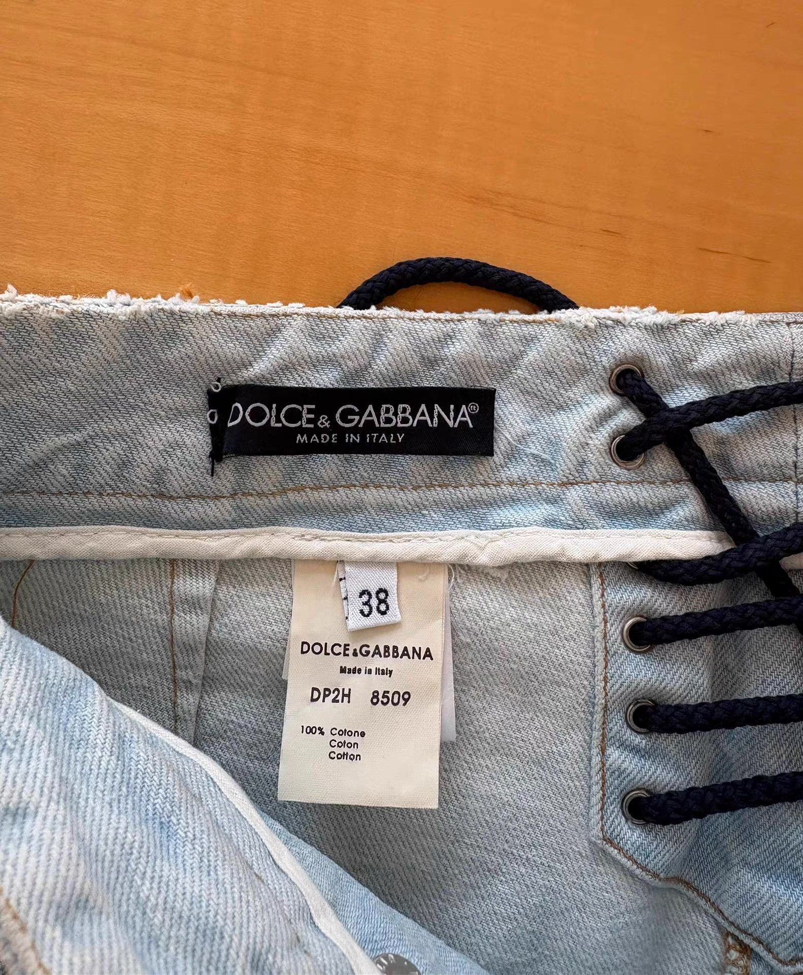 Dolce & Gabbana Dolce & Gabbana 2003SS Wide-Leg Jeans。Ｑ21 Size 38" / US 16 / IT 52 - 4 Thumbnail