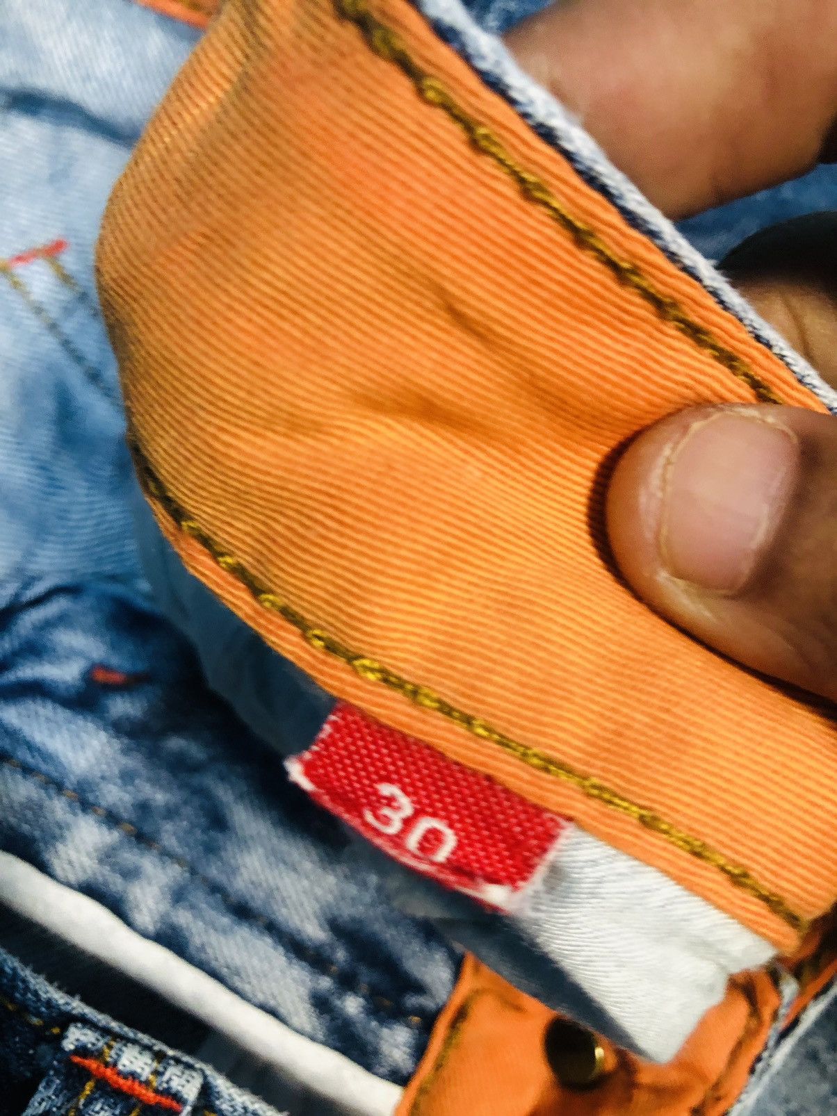 Japanese Brand AFT Distressed Denim Jeans (10) Size US 30 / EU 46 - 11 Thumbnail
