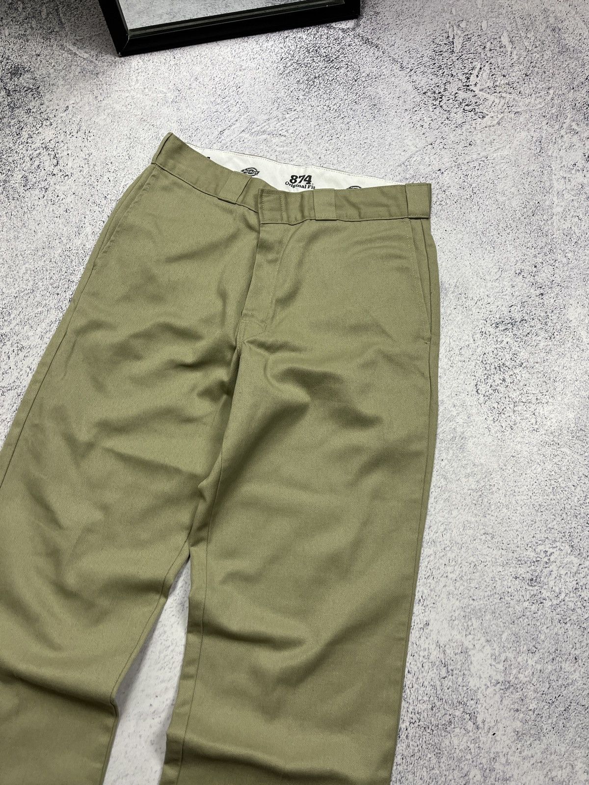 Dickies Vintage Dickies 874 Original Fit Beige Trousers Pants Skate Size US 33 - 4 Thumbnail