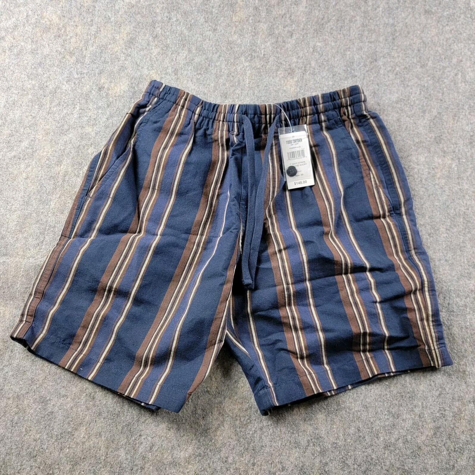 Todd Snyder Todd Snyder Weekend Shorts 7” Brown Striped Size XS Size US 26 / EU 42 - 1 Thumbnail