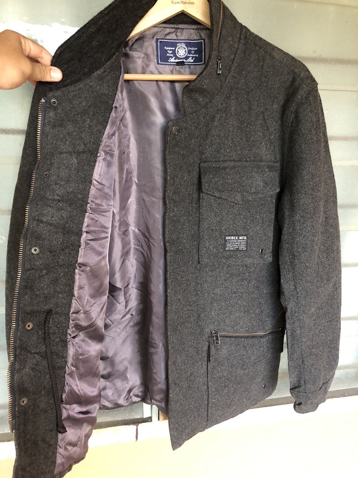 Avirex Vintage Avirex MFG Wool US Military Garments Jacket Size US XL / EU 56 / 4 - 11 Thumbnail