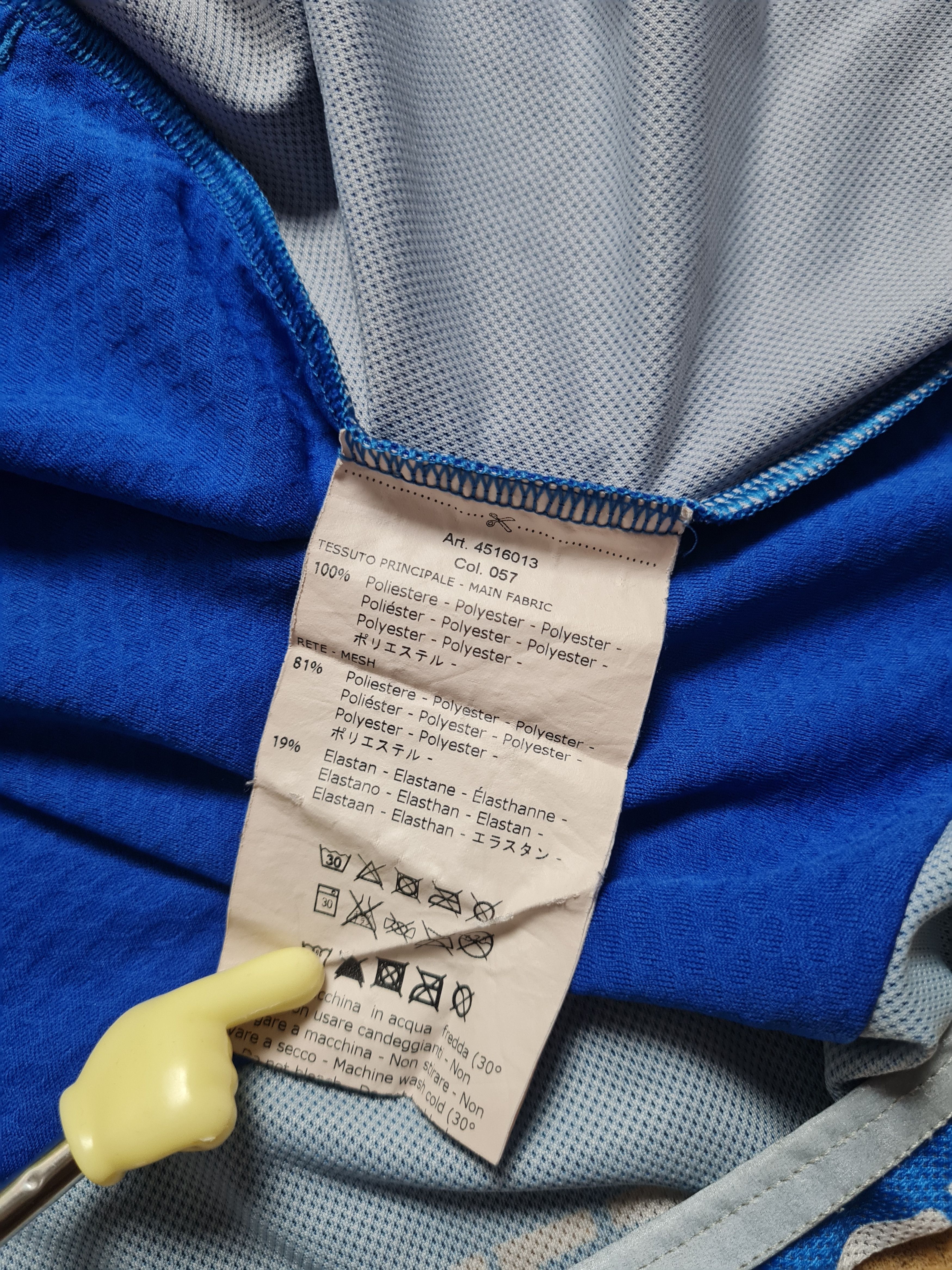 Other Bike Shirt CASTELLI ENTRANTA CYCLING Shirt Blue YKK VISLON Size US XXL / EU 58 / 5 - 21 Thumbnail
